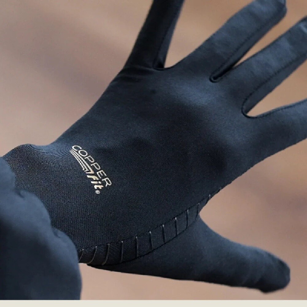 Copper Fit Large/x-large Black Nylon Gloves, (1-Pair) in the Work Gloves  department at