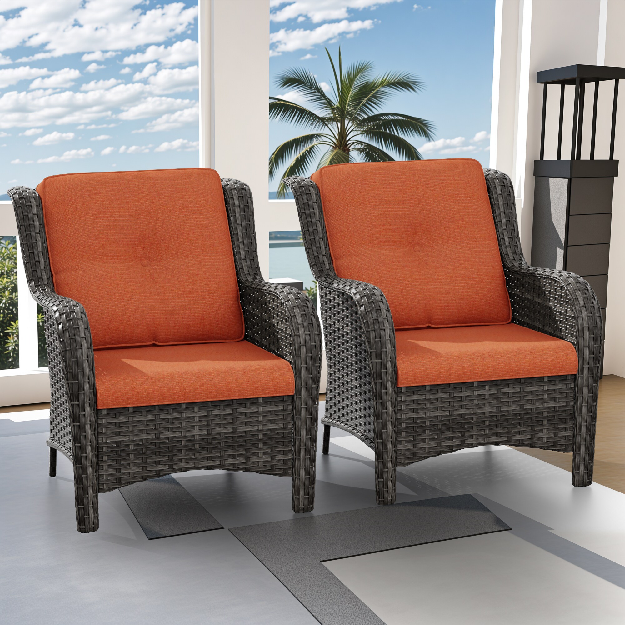 Gardenbee HGL-M08-ORG Patio-Chairs - View #7