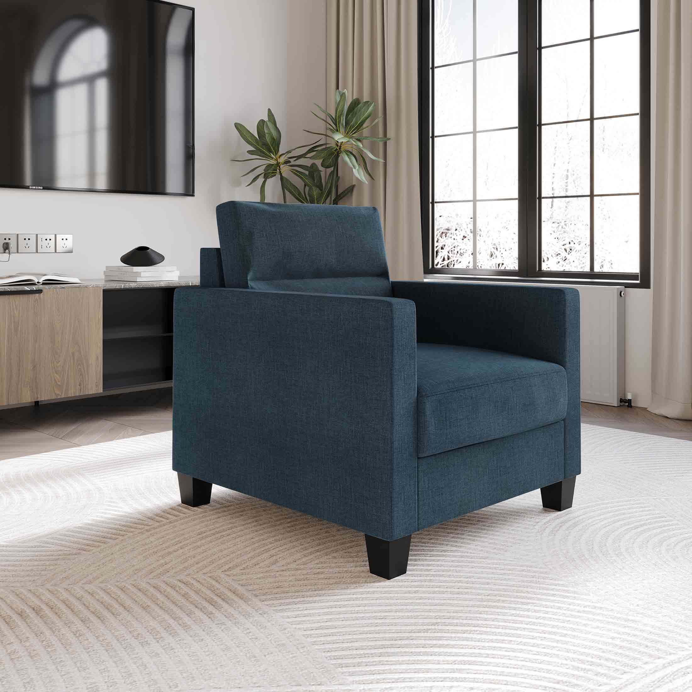ChaletPosh C377CR-BL-LN chairs - View #2