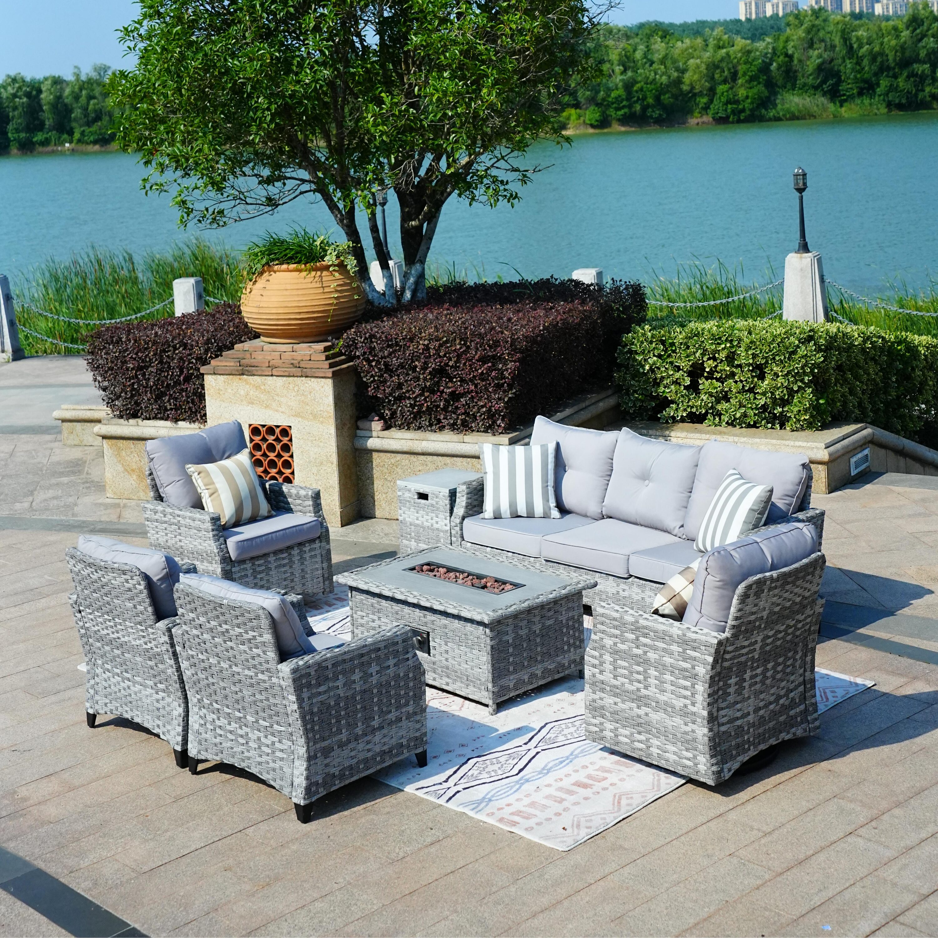 Direct Wicker DWG-1802S&2334SC Patio-Conversation-Sets - View #5