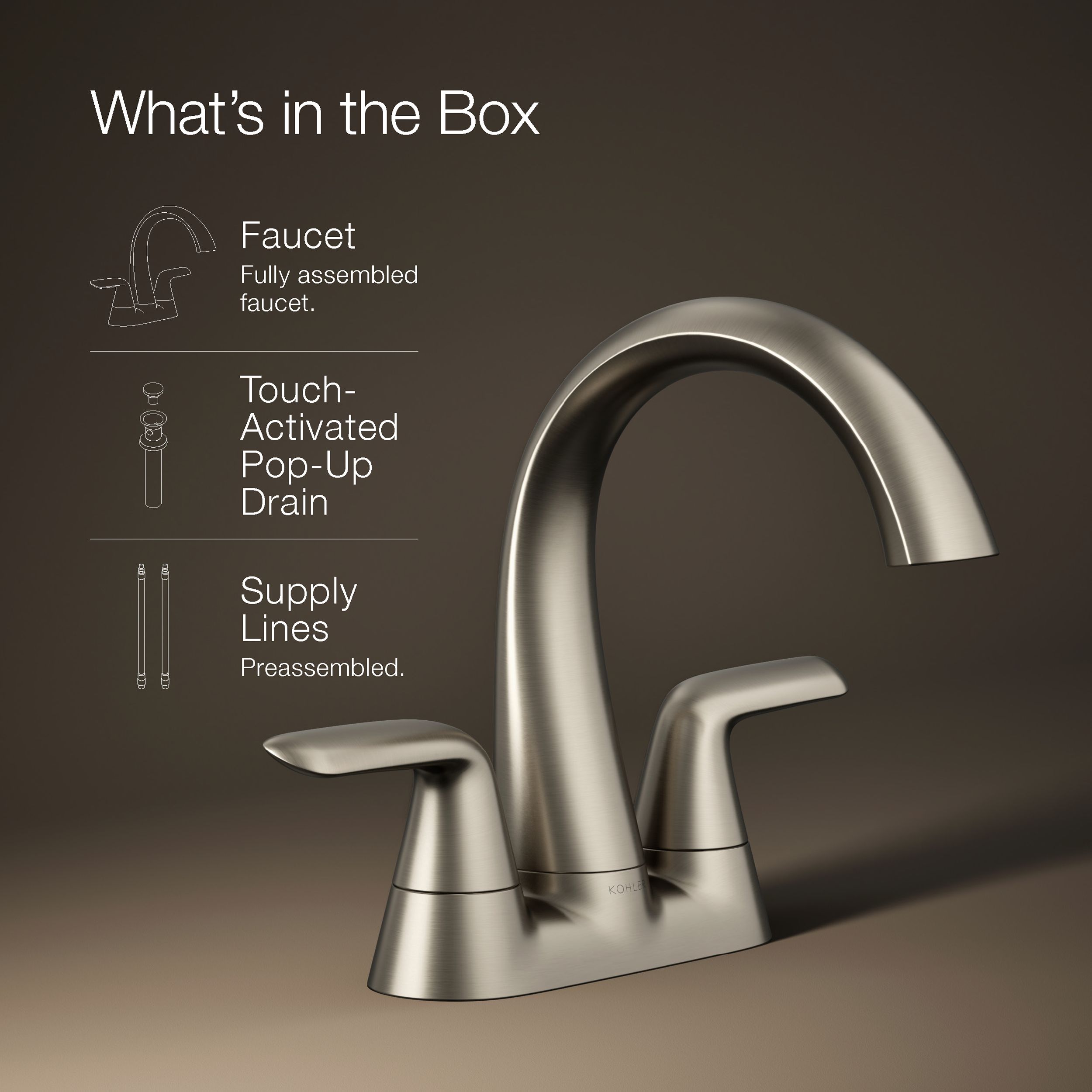 KOHLER R33047-4D-BN Lavatory-Faucets - View #13