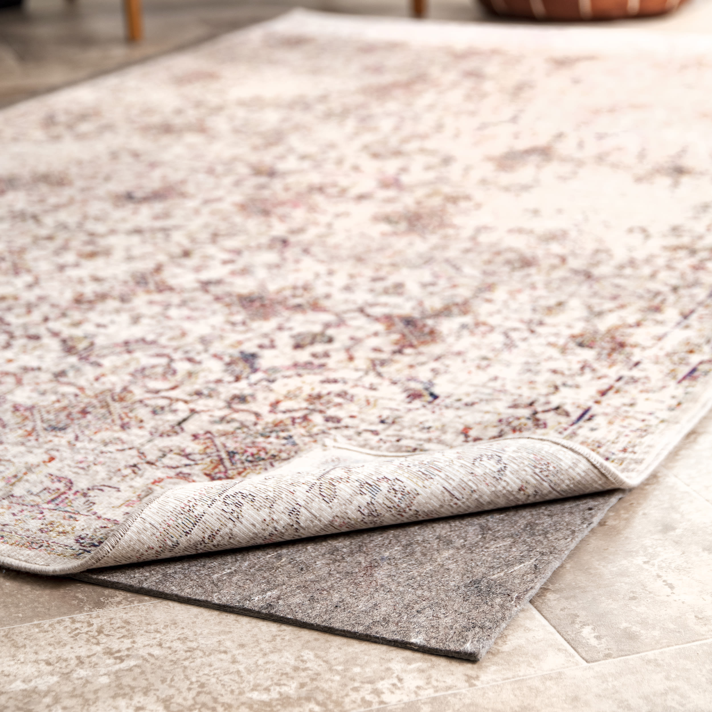 nuLOOM AFPD04A-204 2 x 4 (ft) Rectangular Recycled synthetic fiber Non-Slip Rug Pad