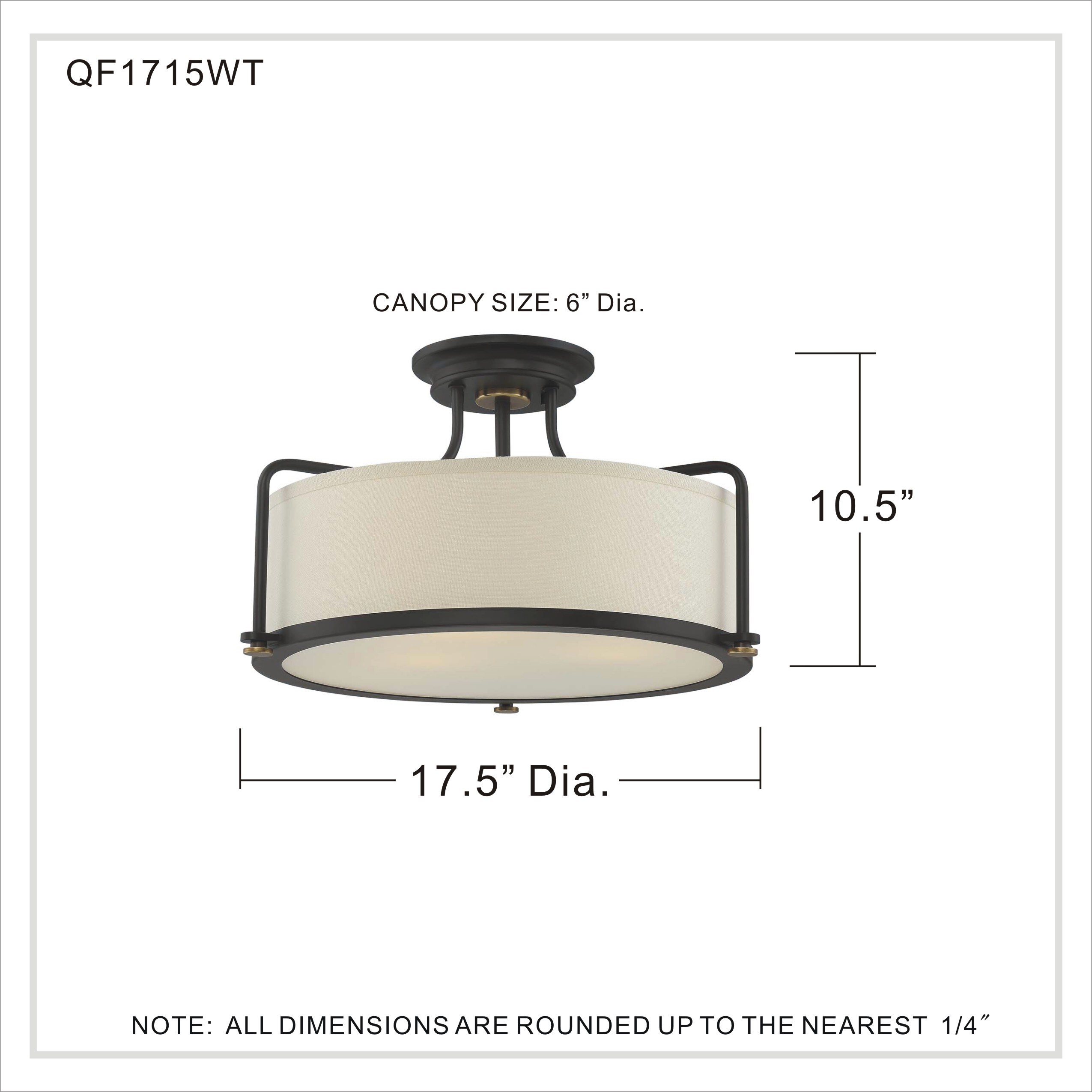 Quoizel QF1715WT flushmounts - View #7