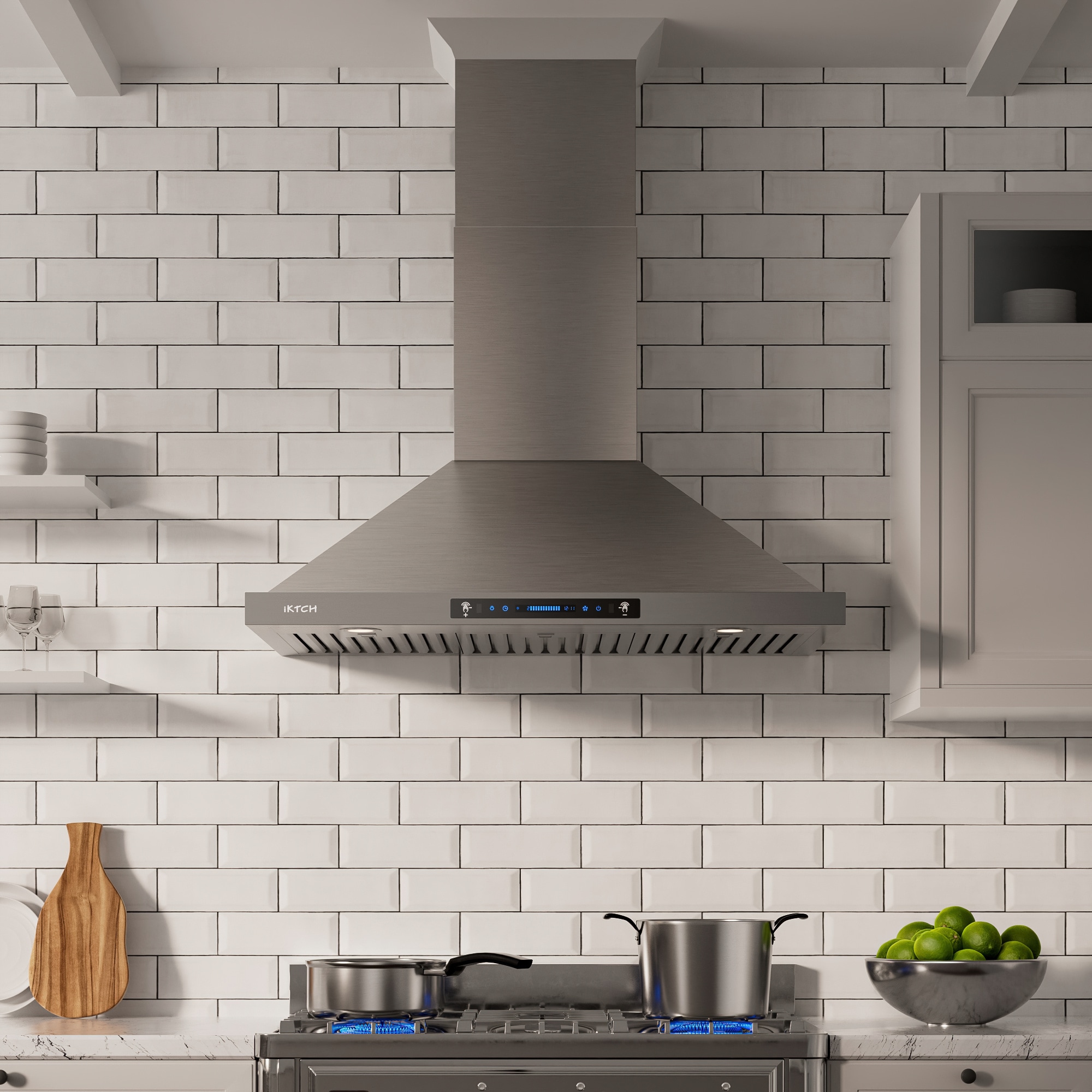 What is the Best Range Hood Height for Your Kitchen? - Plank and Pillow