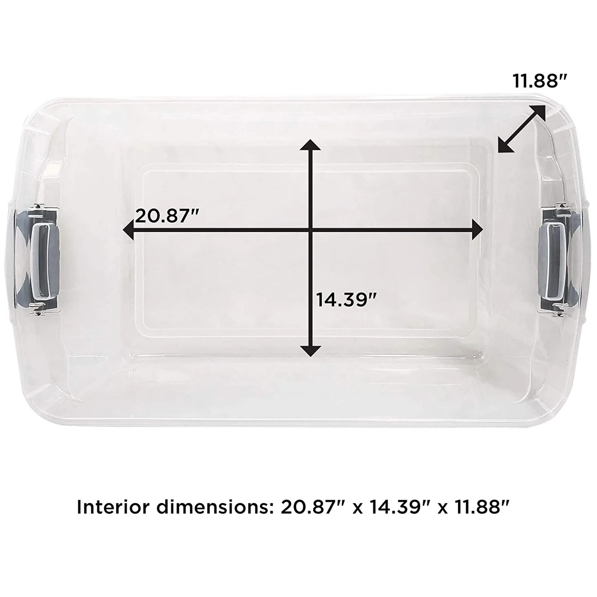 Homz Products 316814 Plastic-Storage-Totes - View #7