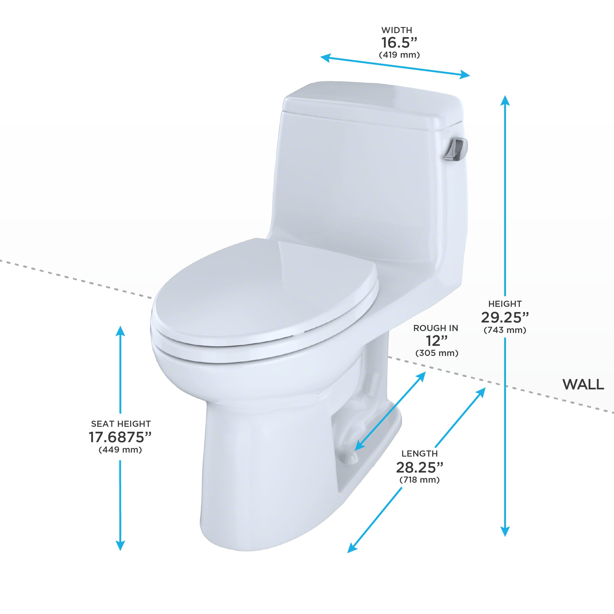 TOTO MS854114SLR-01 toilets - View #2