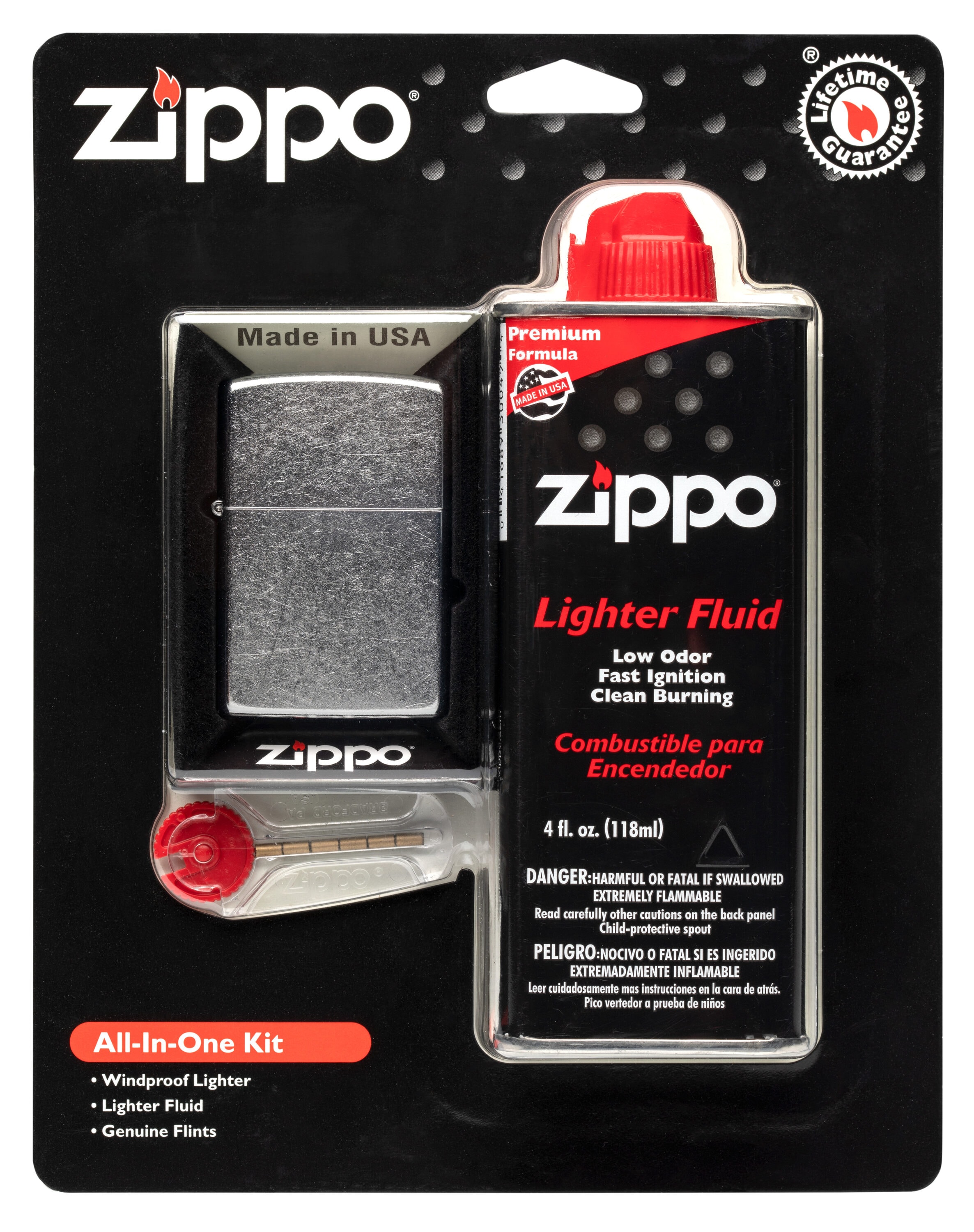 ZIPPO 1.25-in 0.48-lb Chrome Brass Fire Pit Accessory Pack in the 