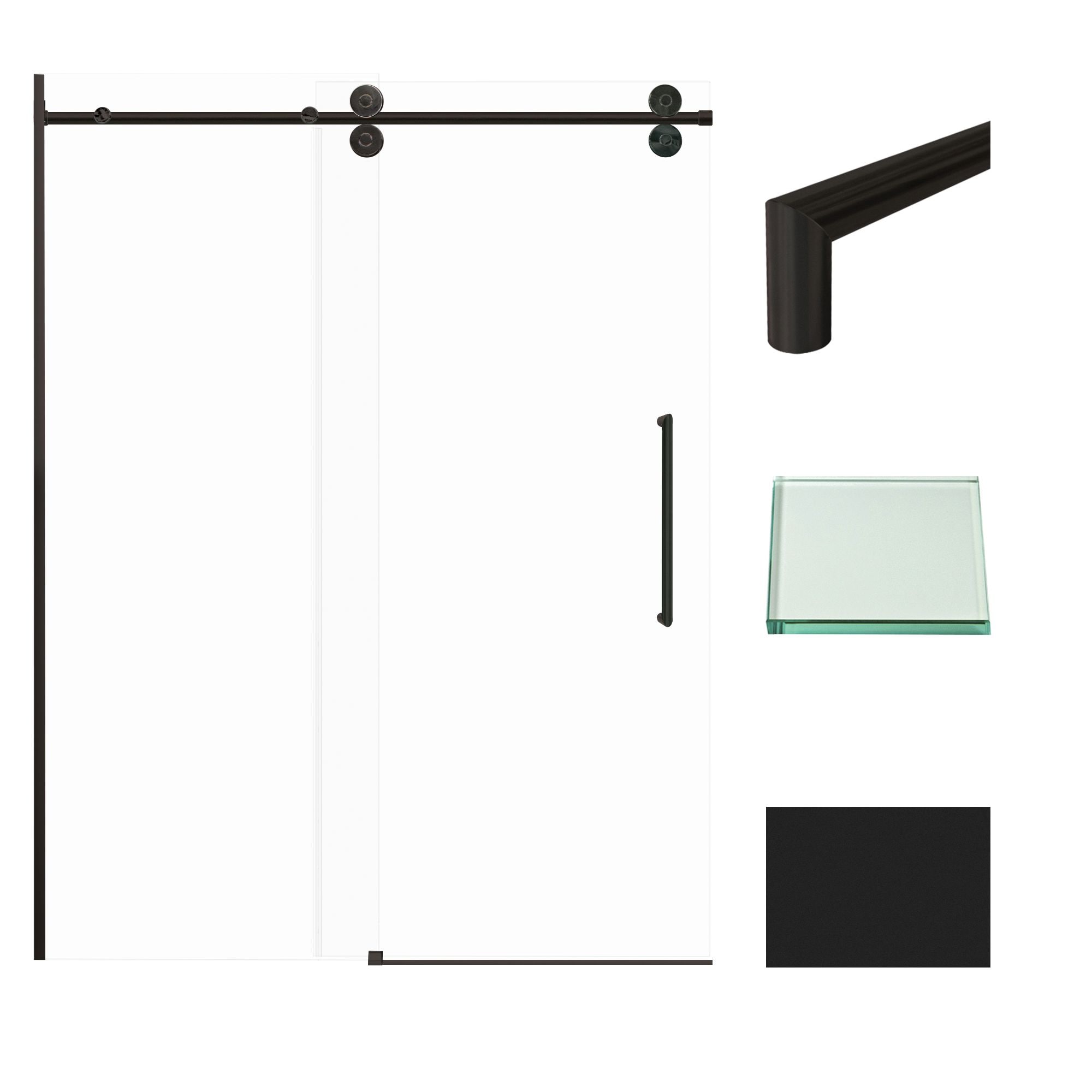 Transolid TPBT608010C-T-MB Shower-Doors - View #2