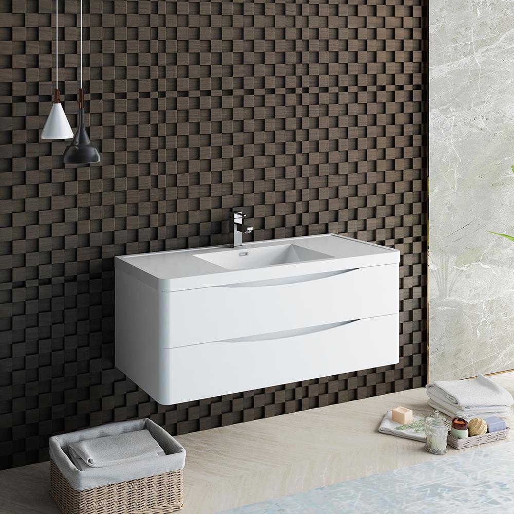 Fresca FCB9048WH-I Bath-Vanity-Combo - View #3