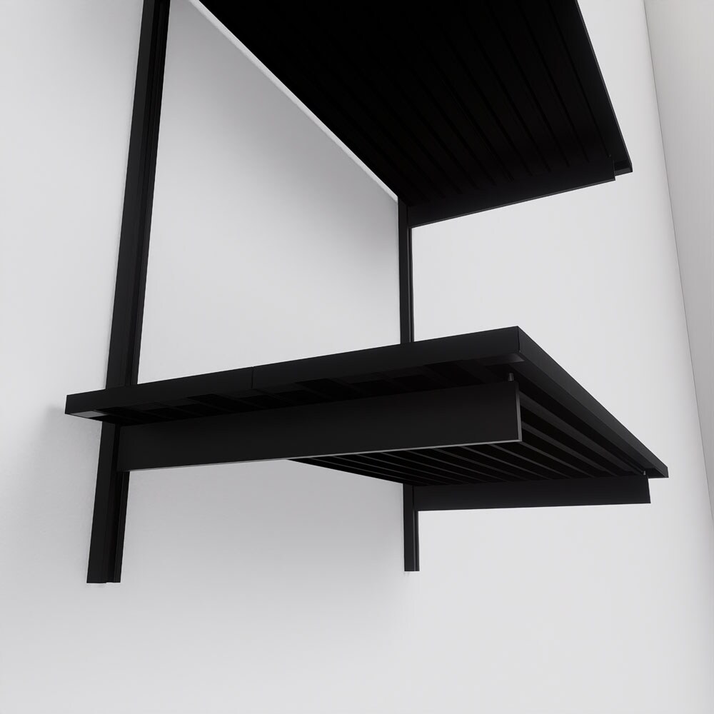 Modern Shelving ALUMWAL-1231-BB Wall-Mounted-Shelving - View #6