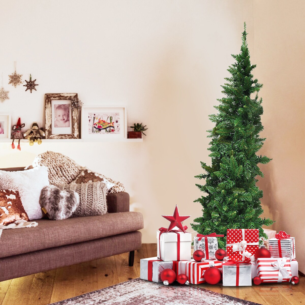 Goplus GYM03828 Artificial-Christmas-Trees - View #5