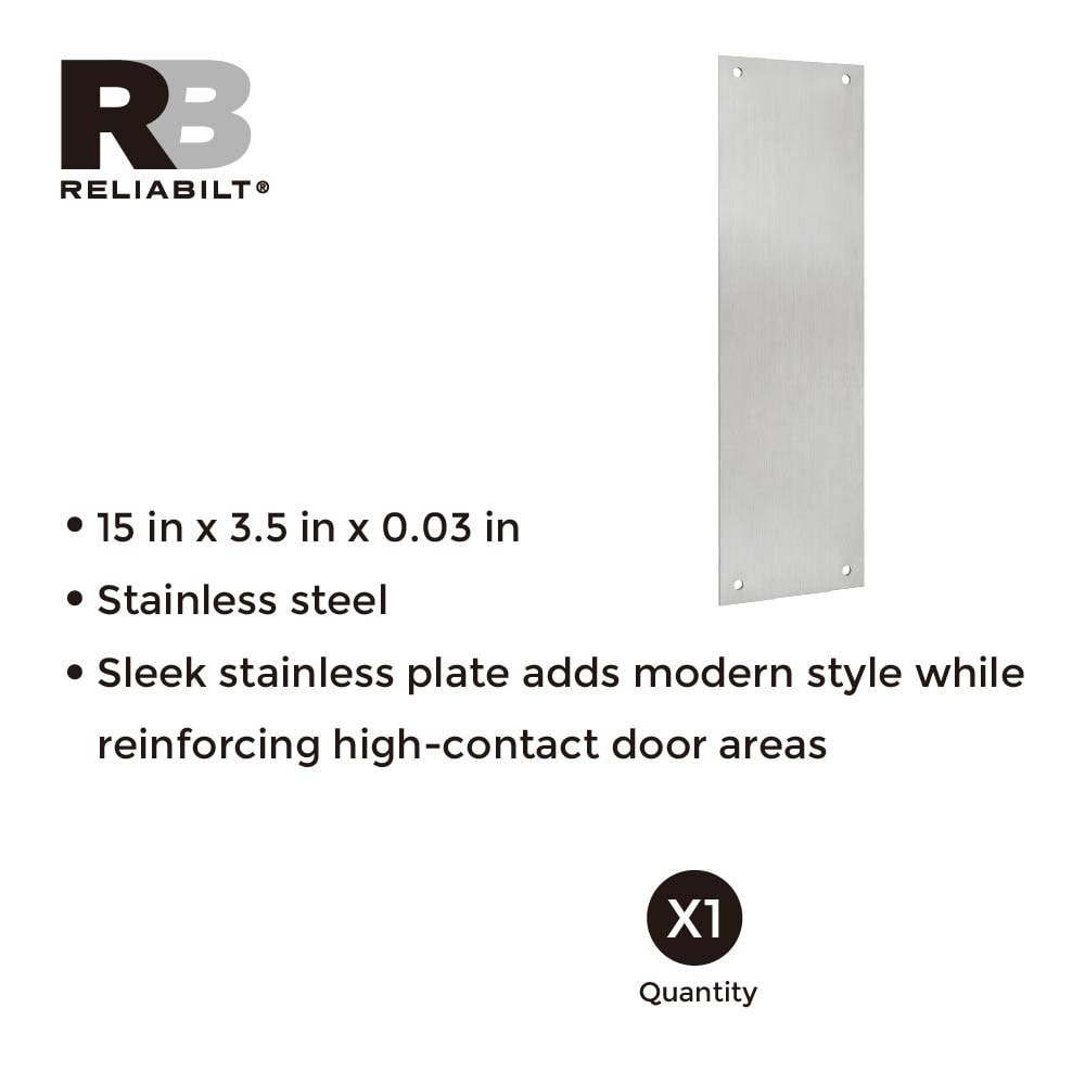 RELIABILT 32820SSBLG Entry-Door-Pushplates-Pullplates - View #2