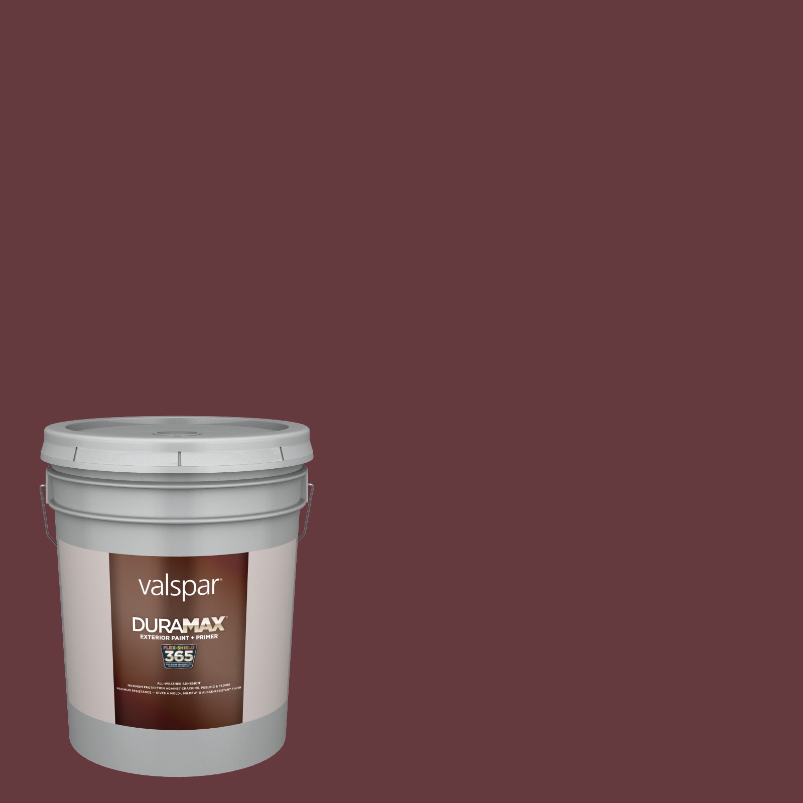 Duramax Semi-gloss Royal Garnet 1011-5 Latex Exterior Paint + Primer (5-Gallon) | - Valspar 1011-5-10605