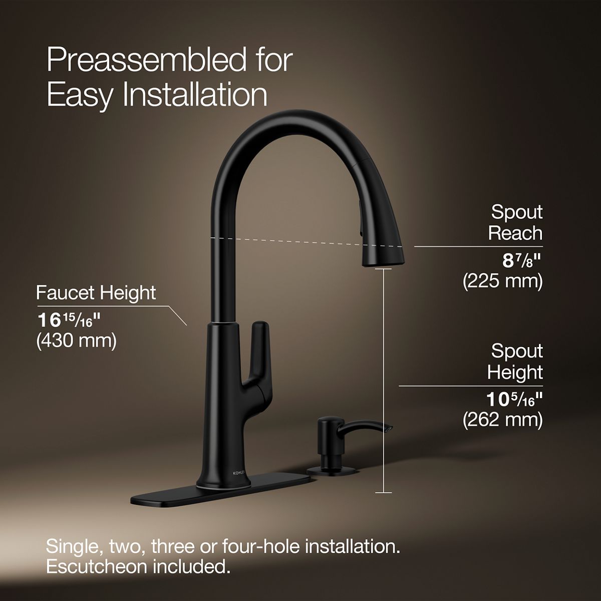 KOHLER R26573-SD-BL Kitchen-Faucets - View #3