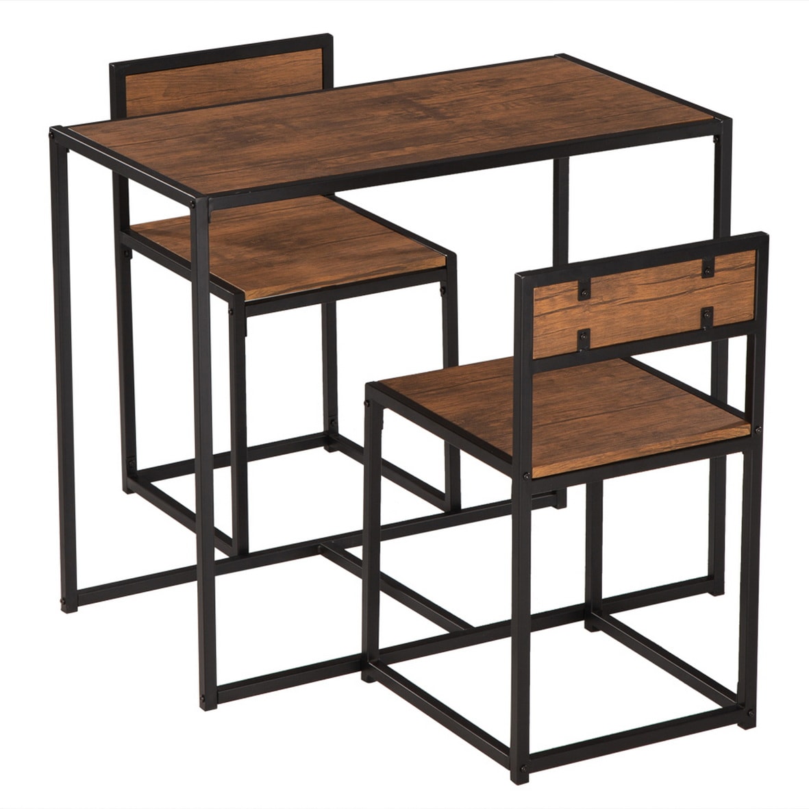 Winado 303868585680 Brown Contemporary/Modern Dining Room Set with Rectangular Table ( Seats 330 )
