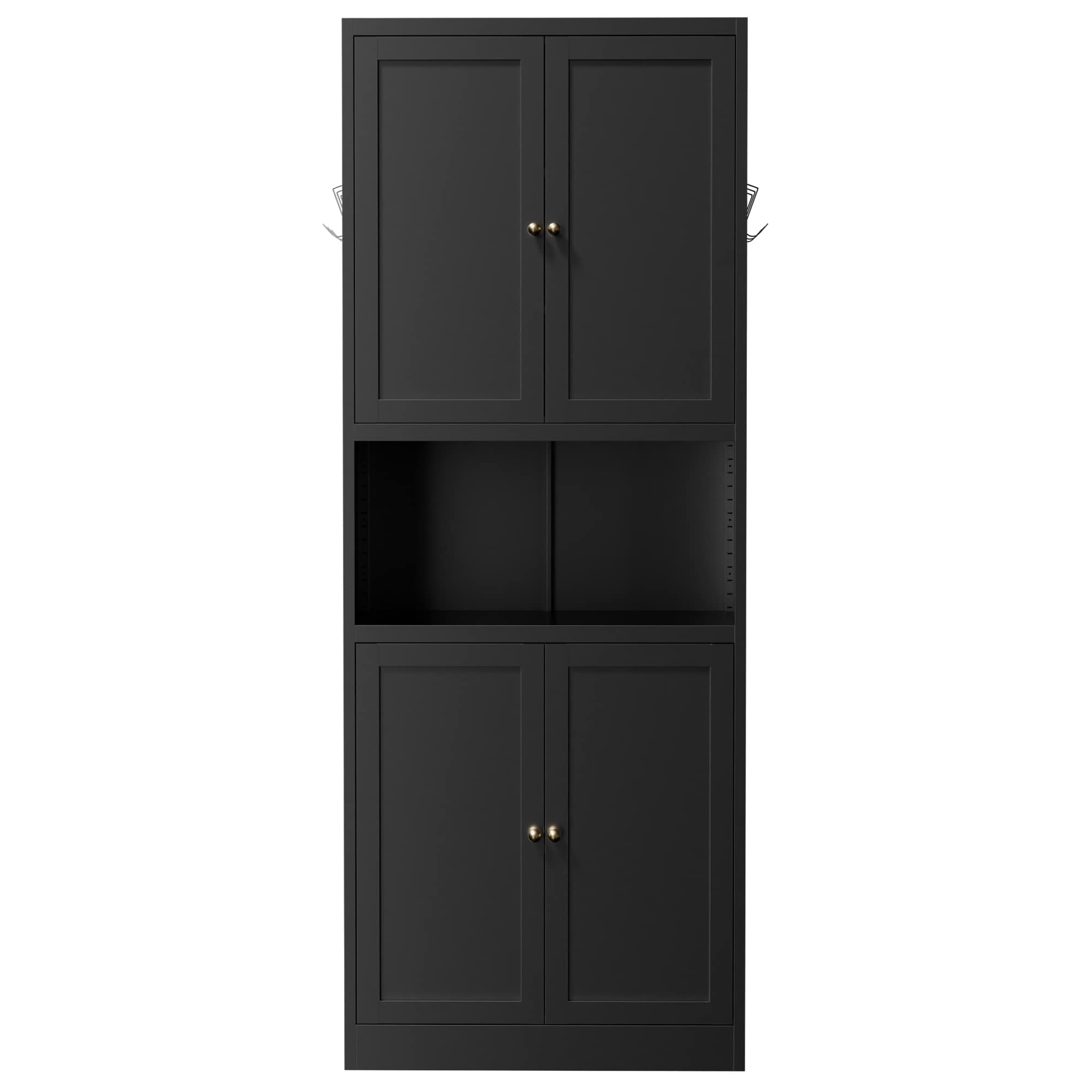 Kahomvis - Contemporary/Modern Black Pantry