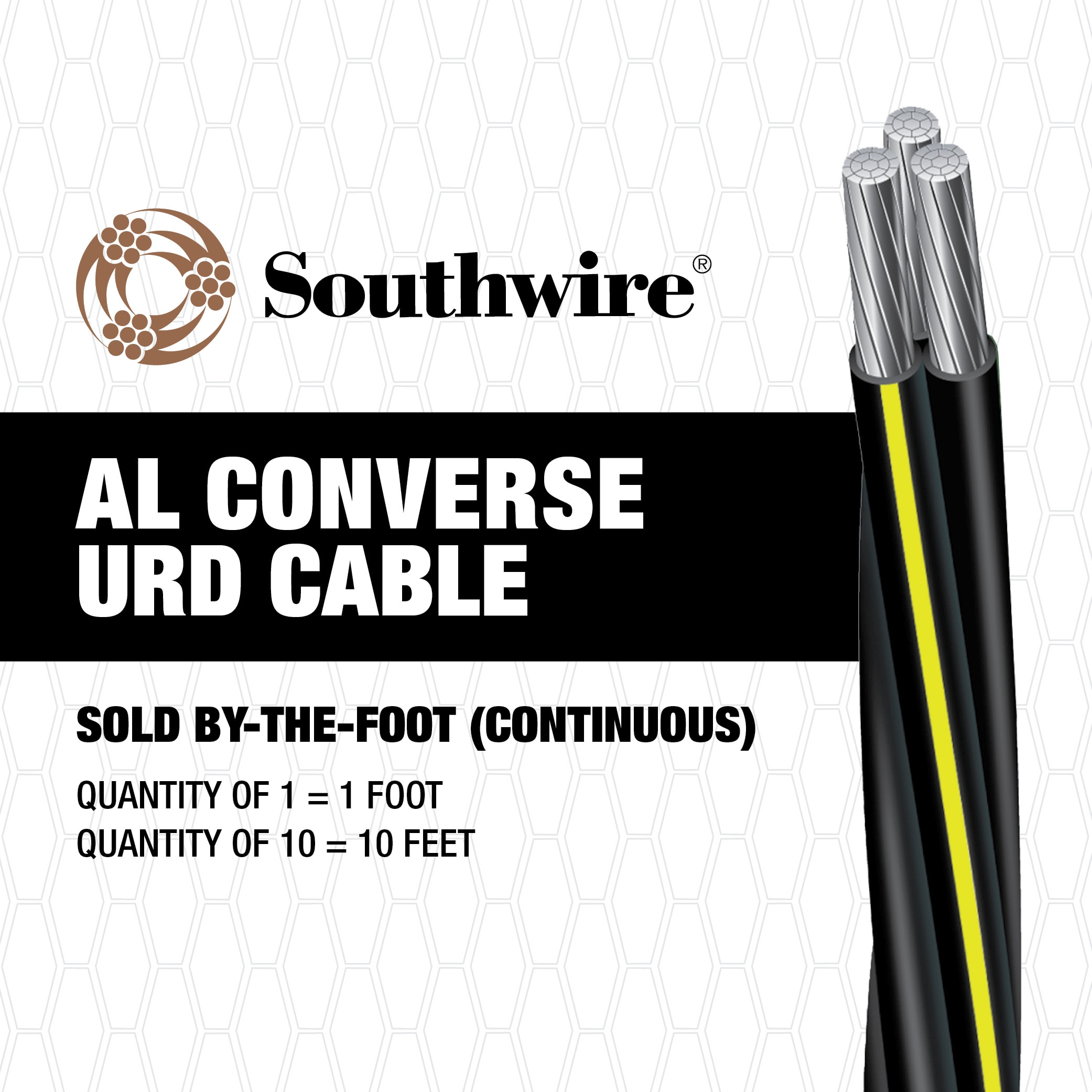  55416301 Converse 2/0 Stranded Aluminum URD By-the-roll