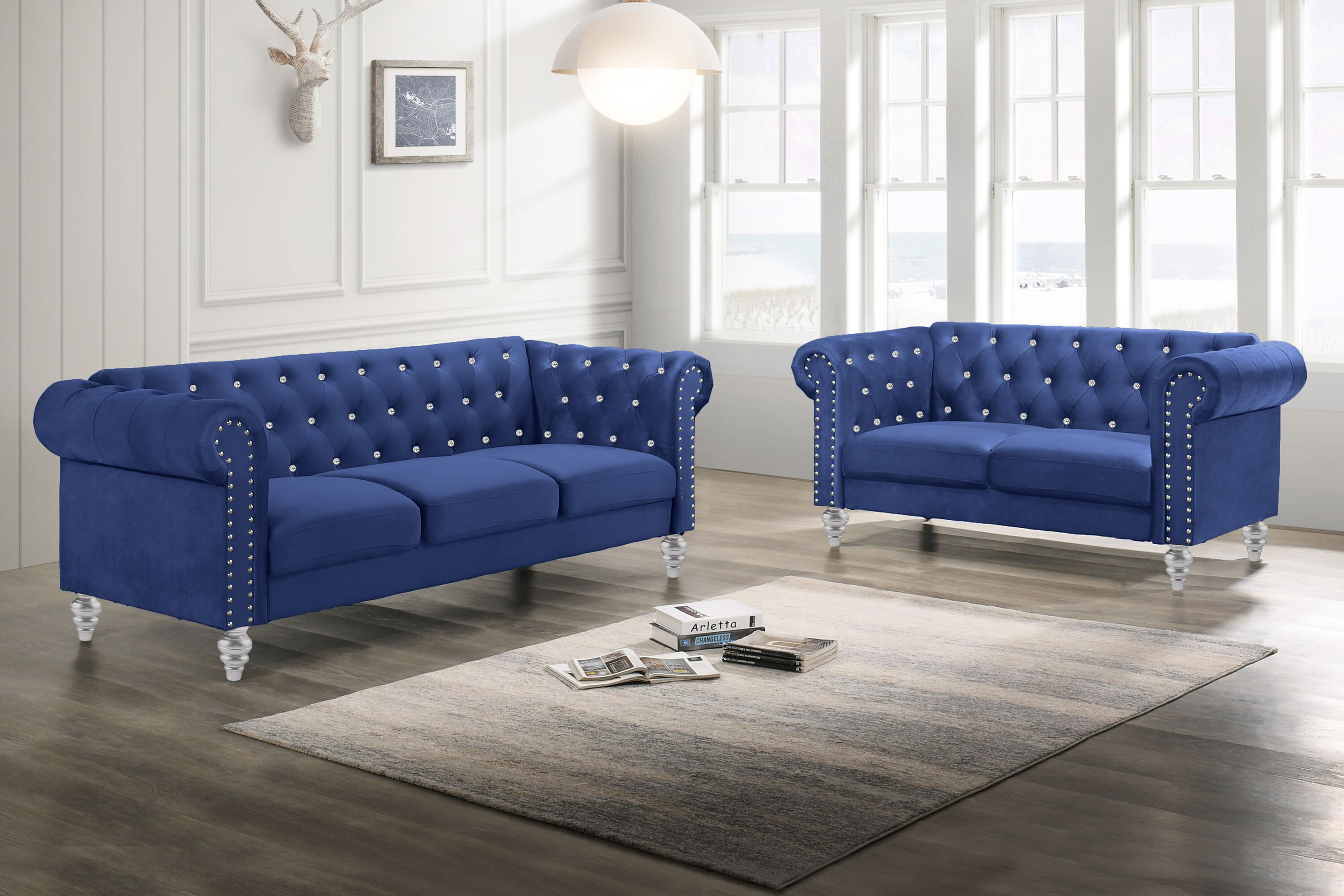 New Classic Furniture UKD13-30-BLUC Sofas-Loveseats - View #8