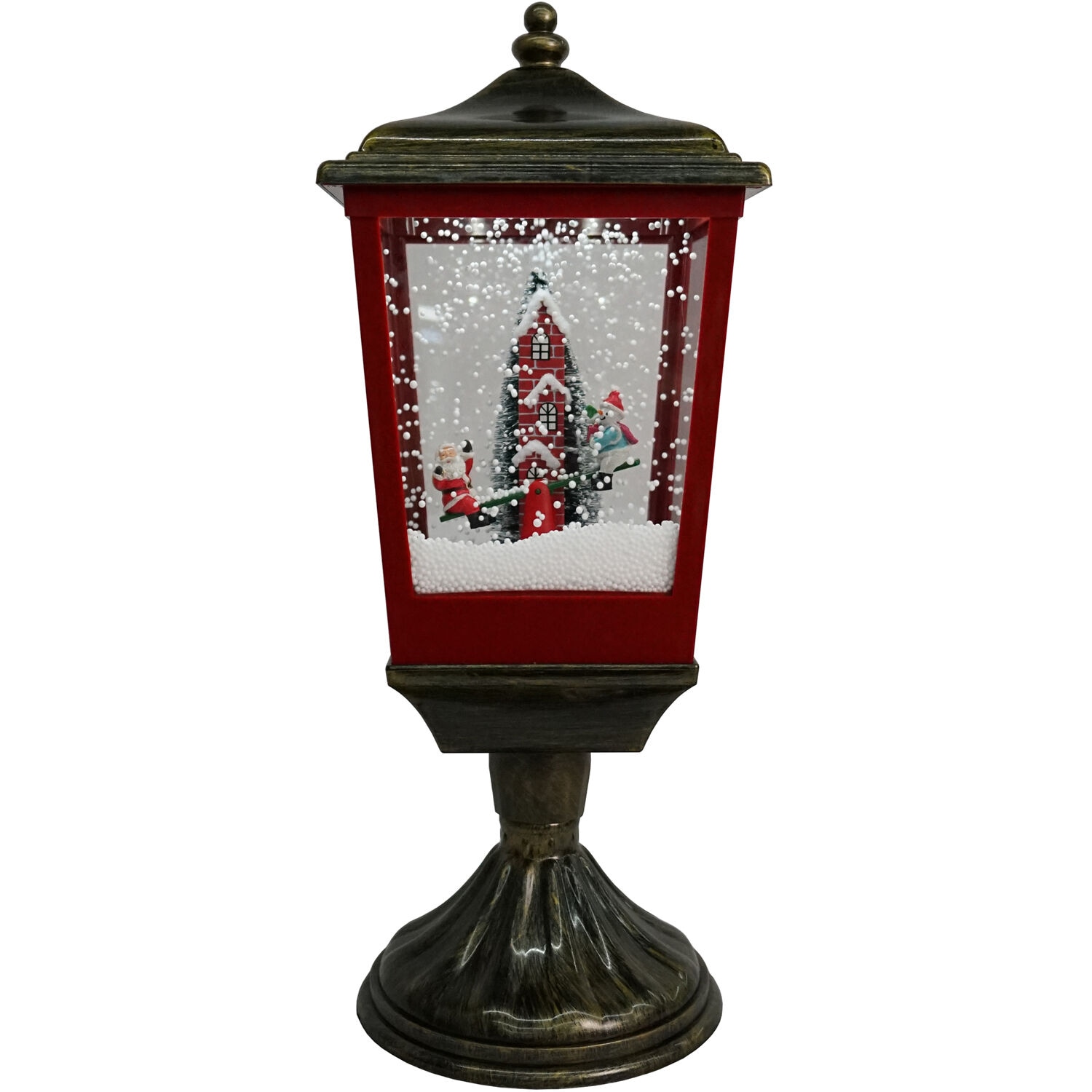 Fraser Hill Farm FHST021A-BLK1 20.5-Inches Musical Lamp post Batteries Included Christmas Decor
