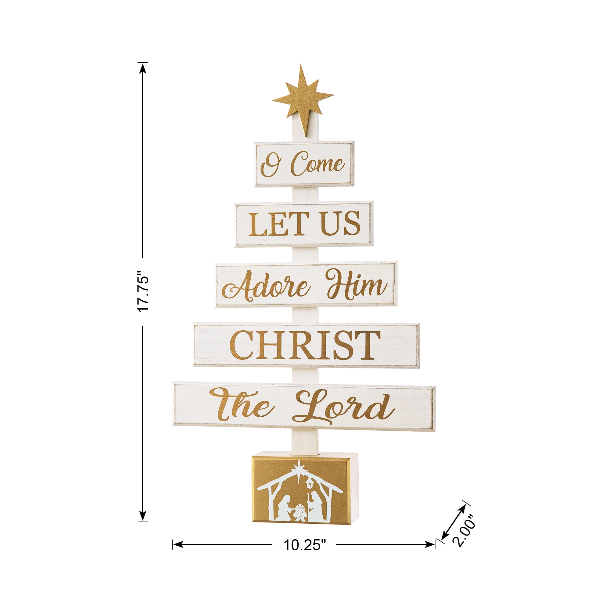 Glitzhome 1114203439 Table-Christmas-Decorations - View #6