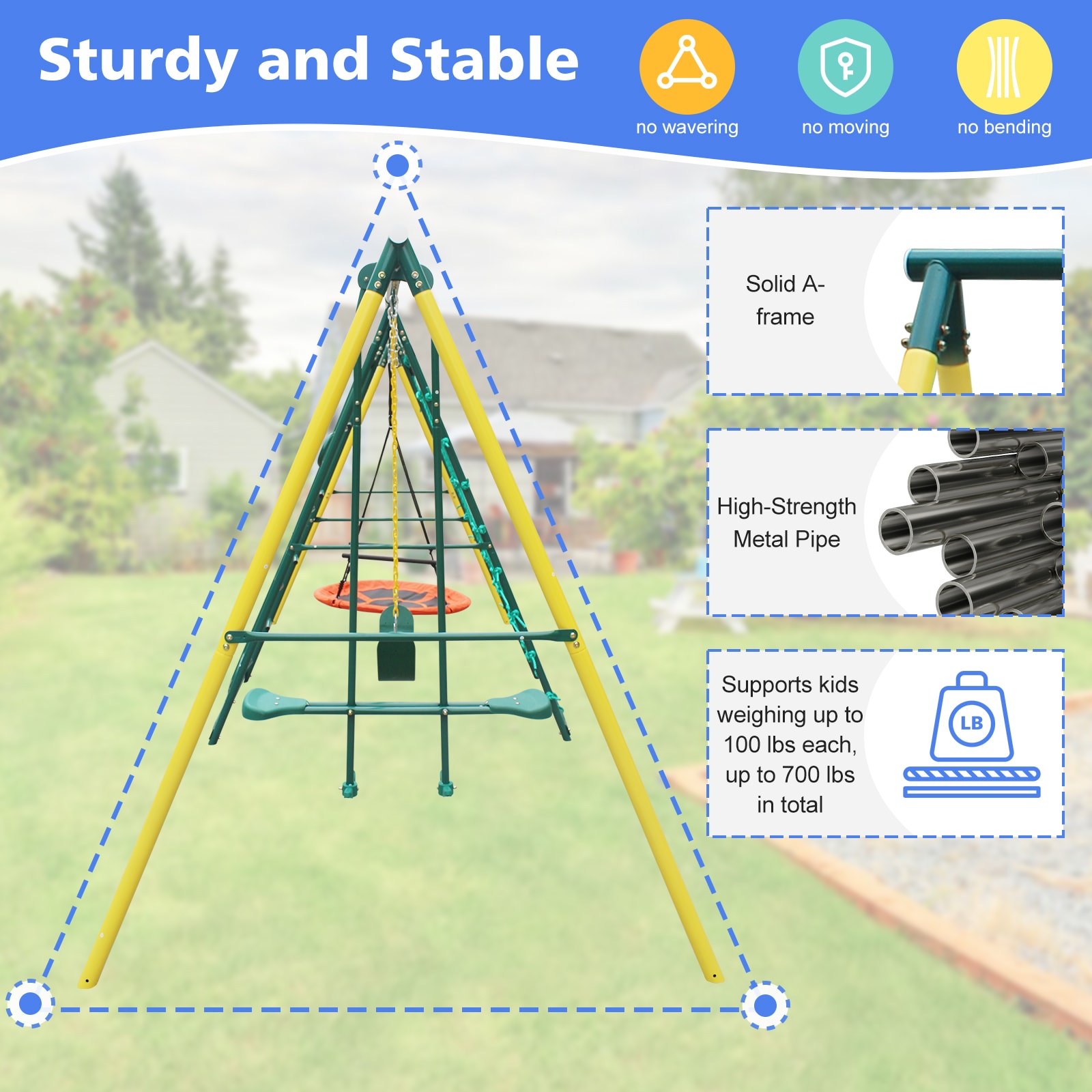 Siavonce XH63259 Playset-Swings - View #7