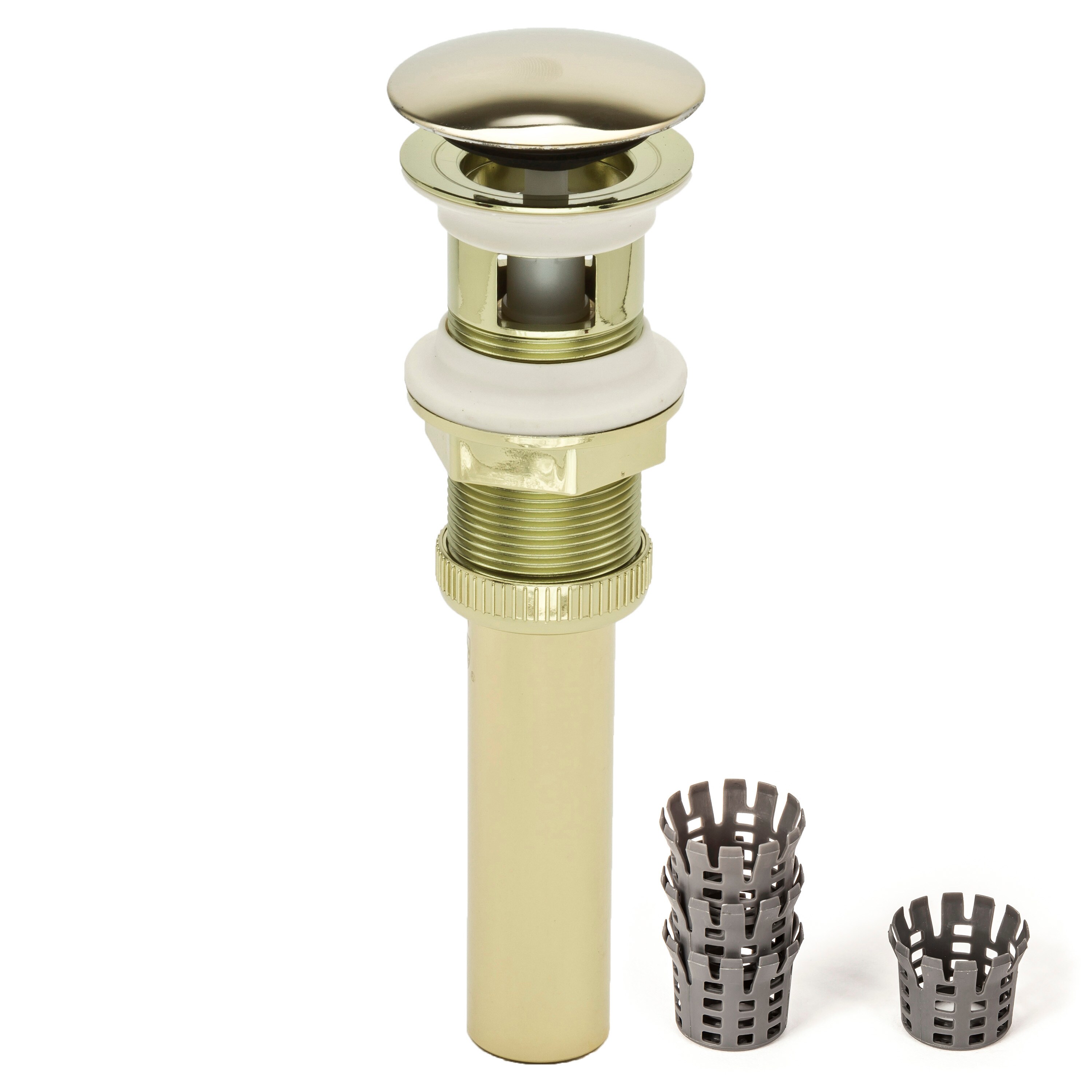 PF WaterWorks PF0712-PB-WS DecoDRAIN Polished Brass Bathroom Sink drain kit