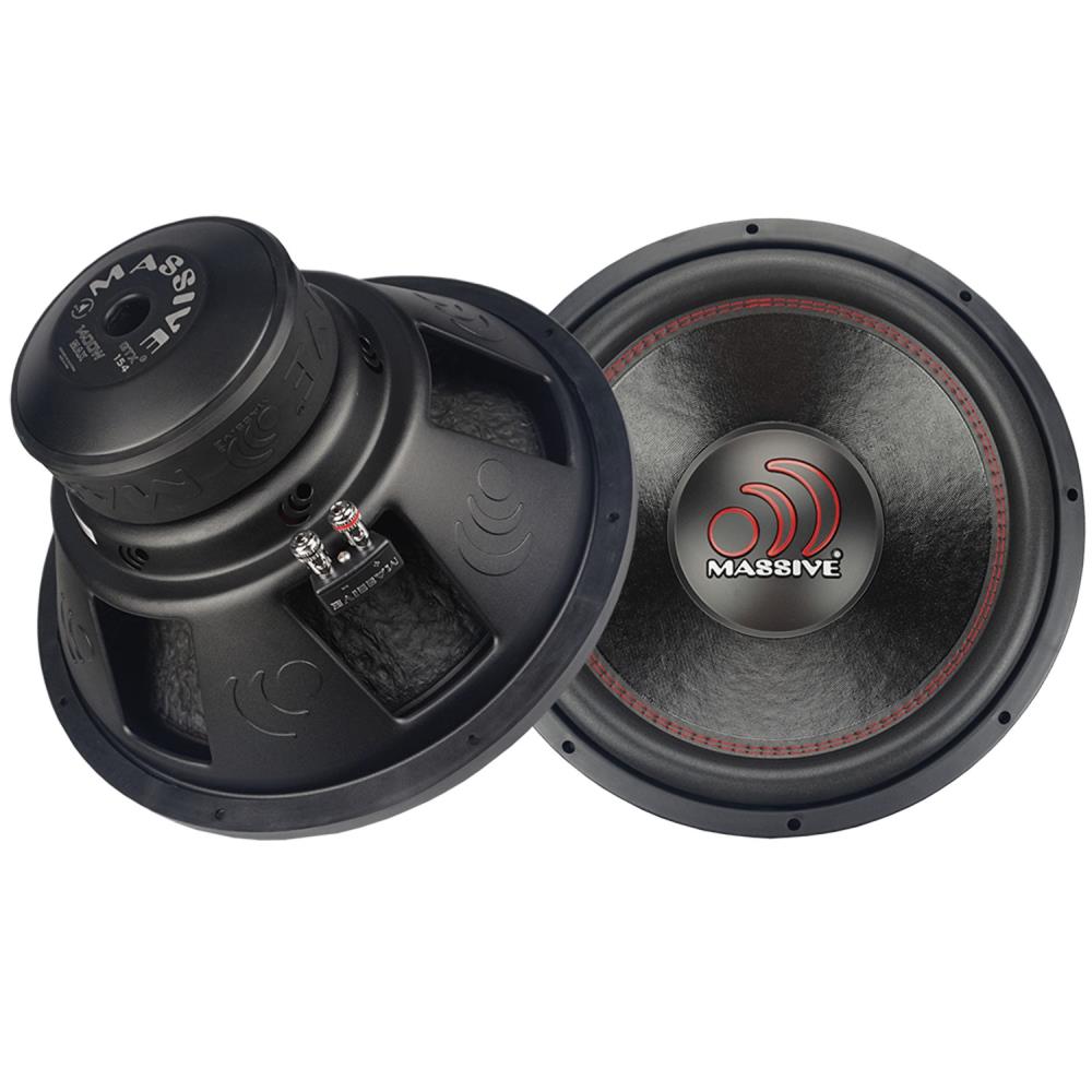 Massive Audio GTX Series 15-Inch 700-Watt-RMS Dual 4-Ohm Subwoofer in the Mobile Audio at Lowes.com