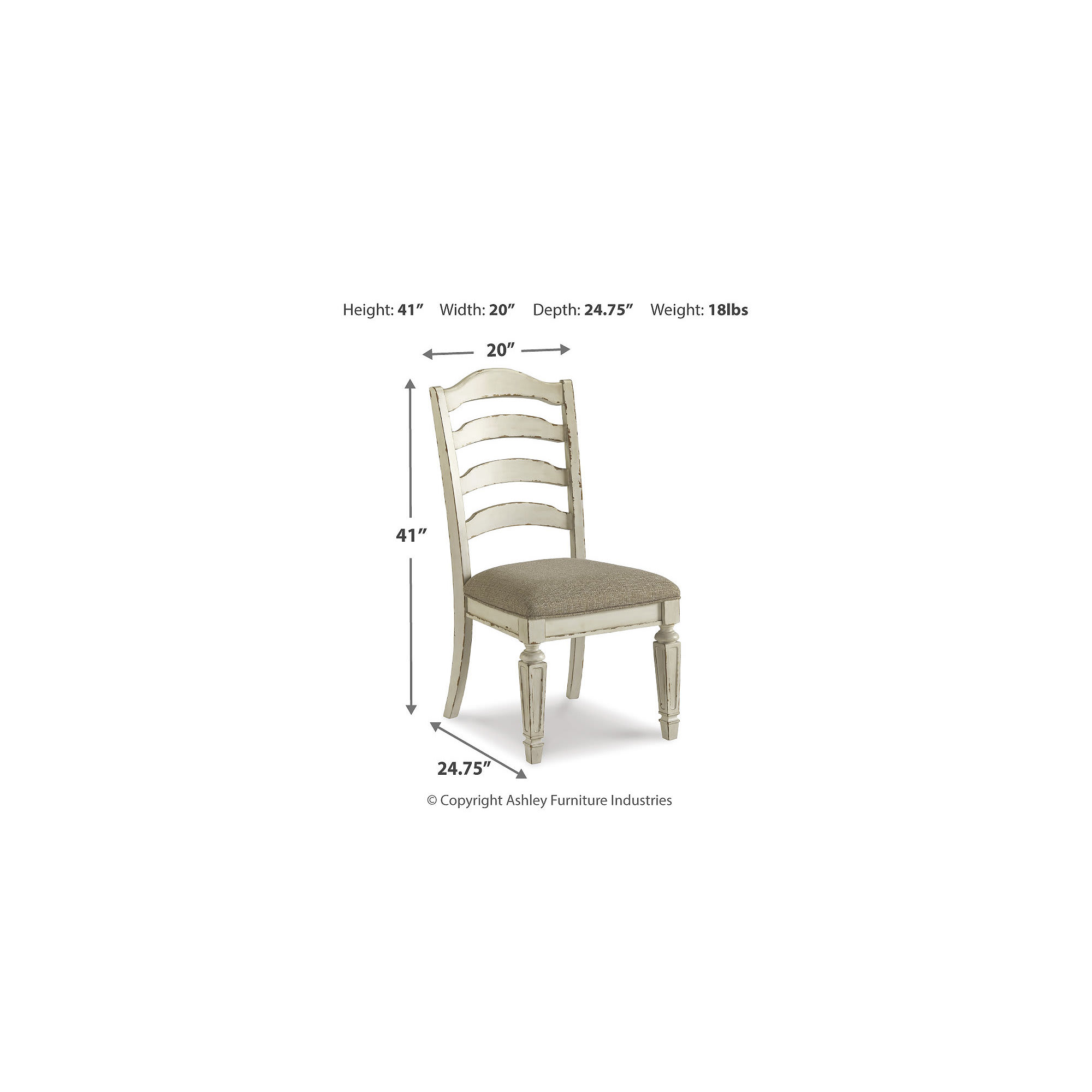 Signature Design by Ashley D743-01 Dining-Chairs - View #4