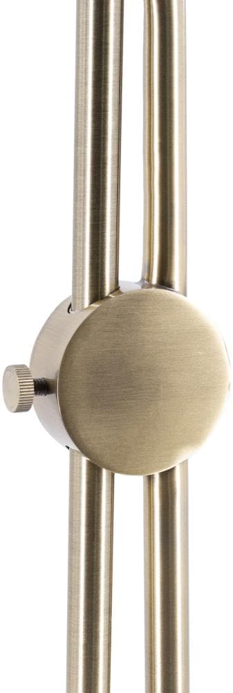 Jace Adjustable 63.5'' White and Metallic Floor Lamp