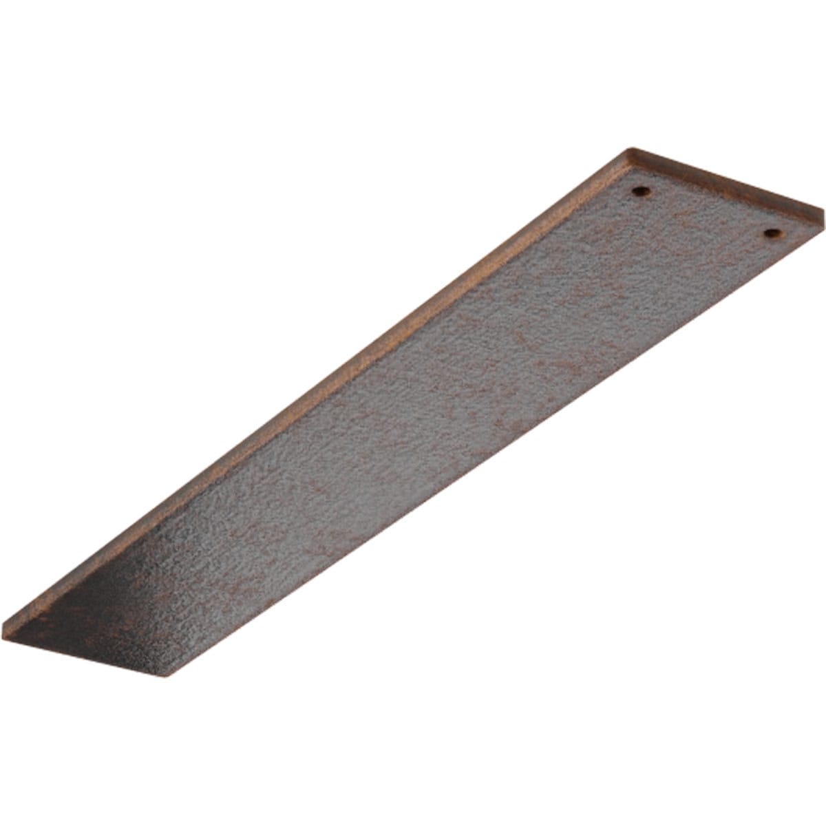 Ekena Millwork BKTM03X18LOACO Logan Hidden 18-in x 3-in x 0.25-in Antique copper Steel Mounting bracket