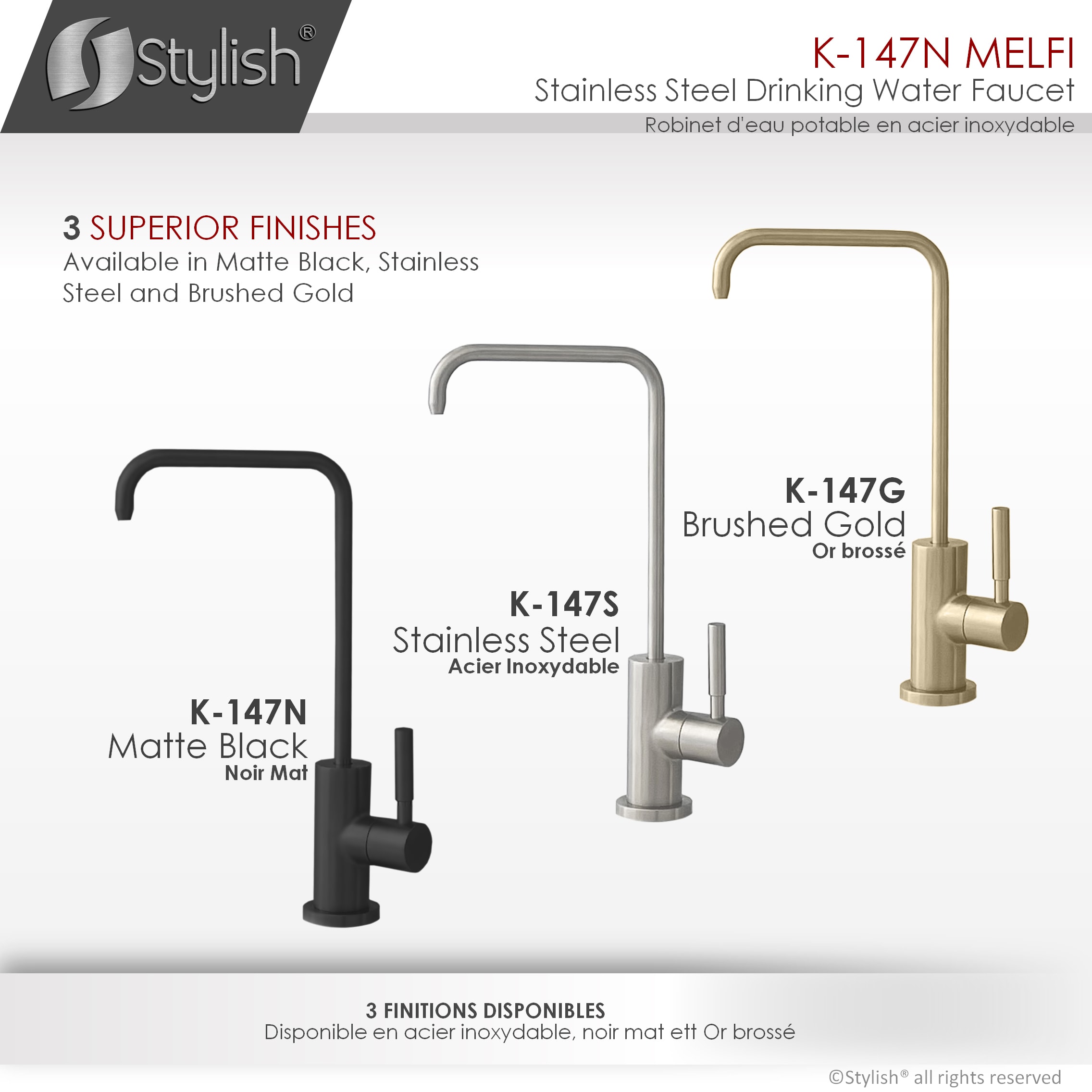 Stylish K-147N Kitchen-Faucets - View #8