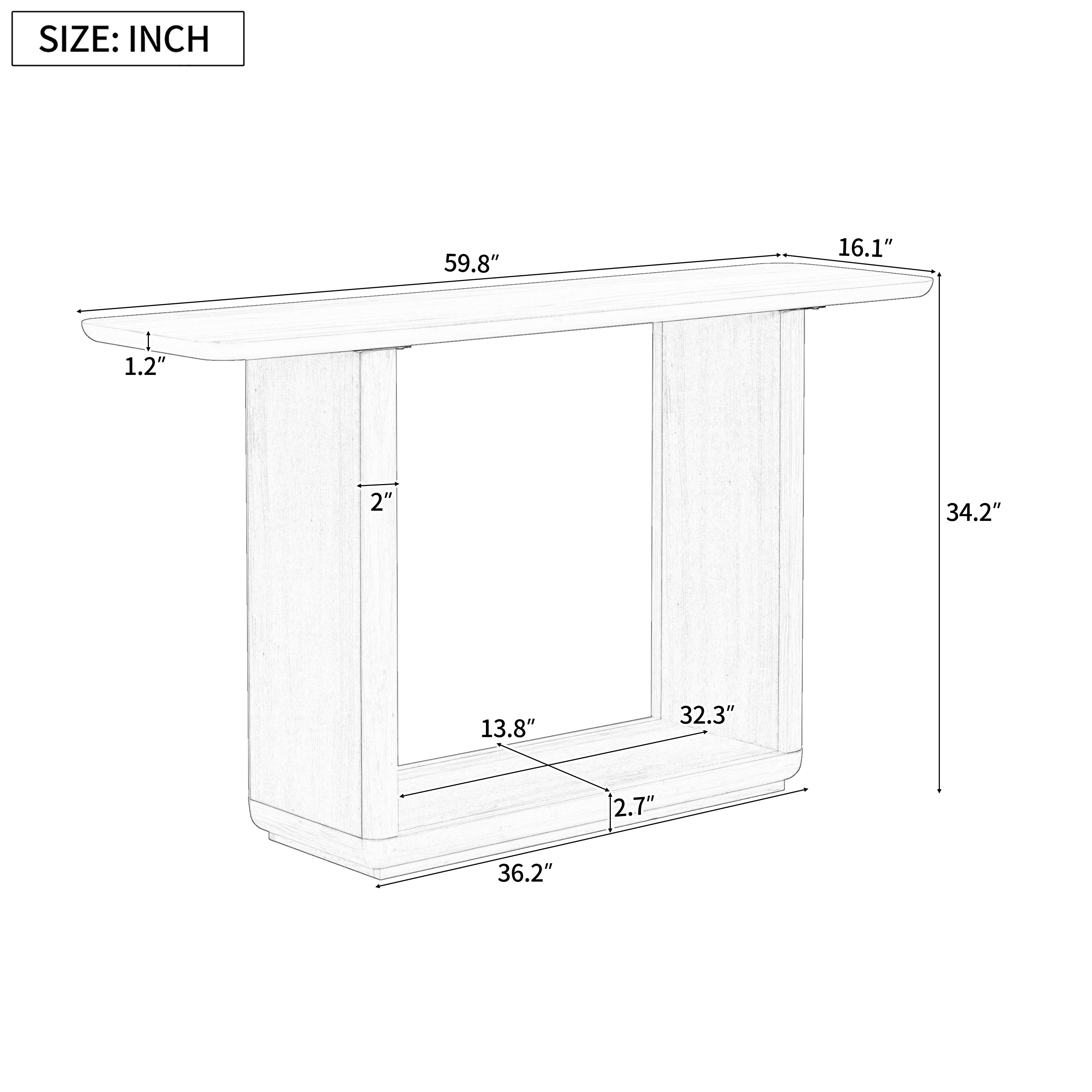 ModernLuxe N760P237958N Console-Sofa-Tables - View #10