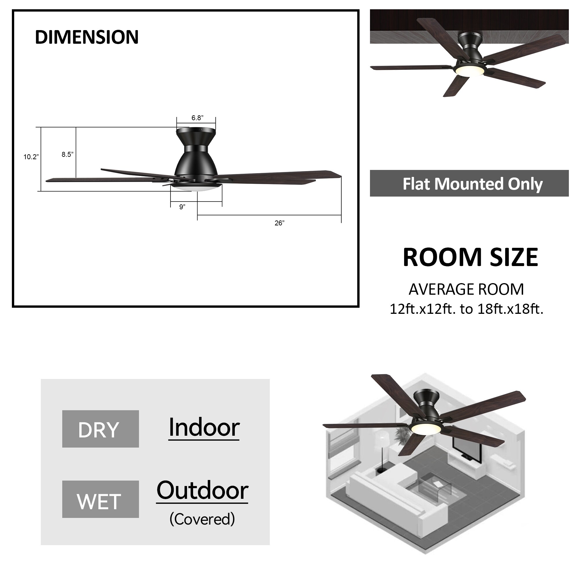 CARRO USA LS525J-L12-B5-1-FM Ceiling-Fans - View #8