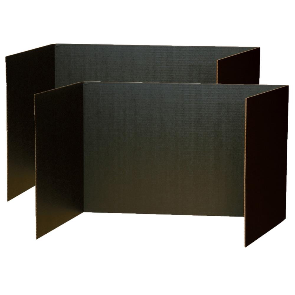 Pacon Pacon Privacy Boards, Black, 48 In x 16 In, 4 Per Pack, 2 Packs ...