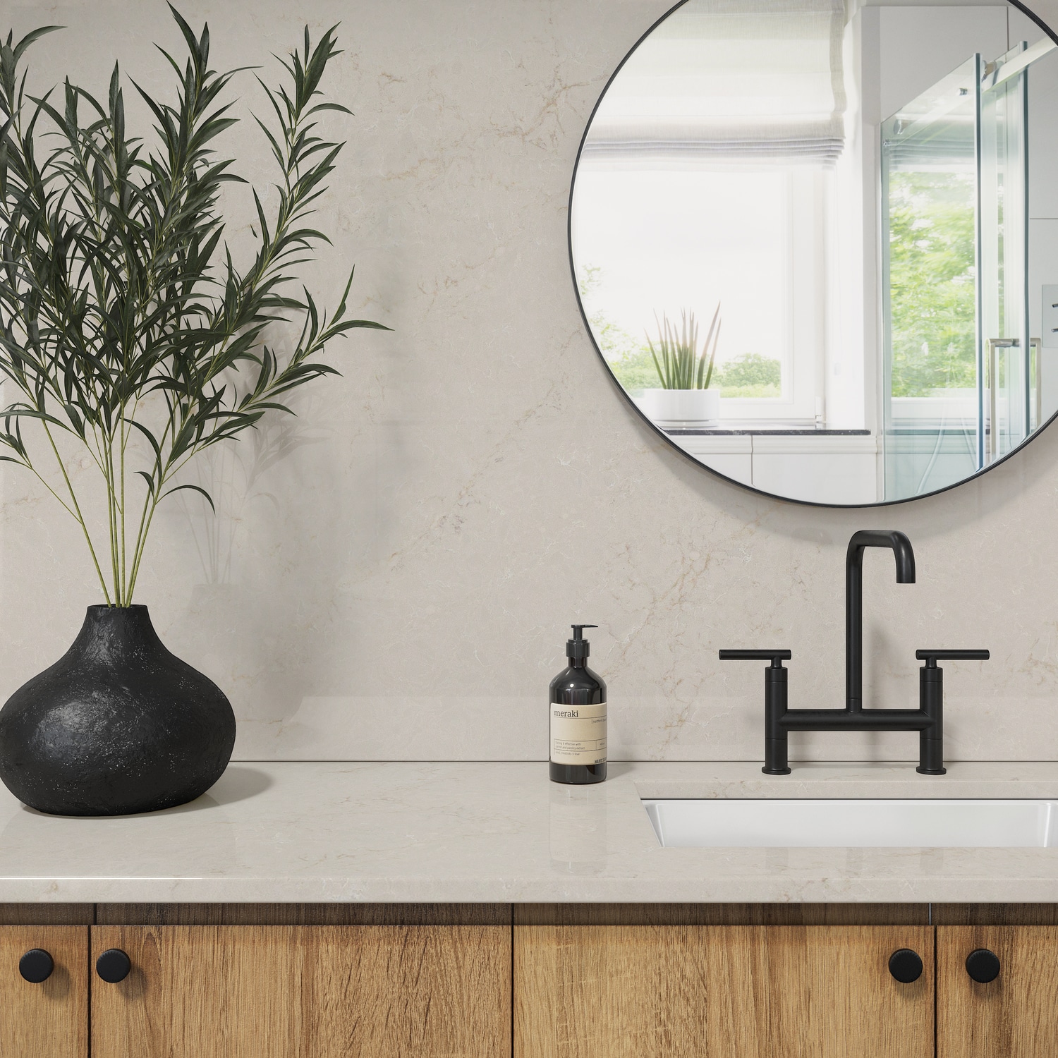 ONE Quartz OQ87SLAB11/4X1L Countertop-Samples - View #5