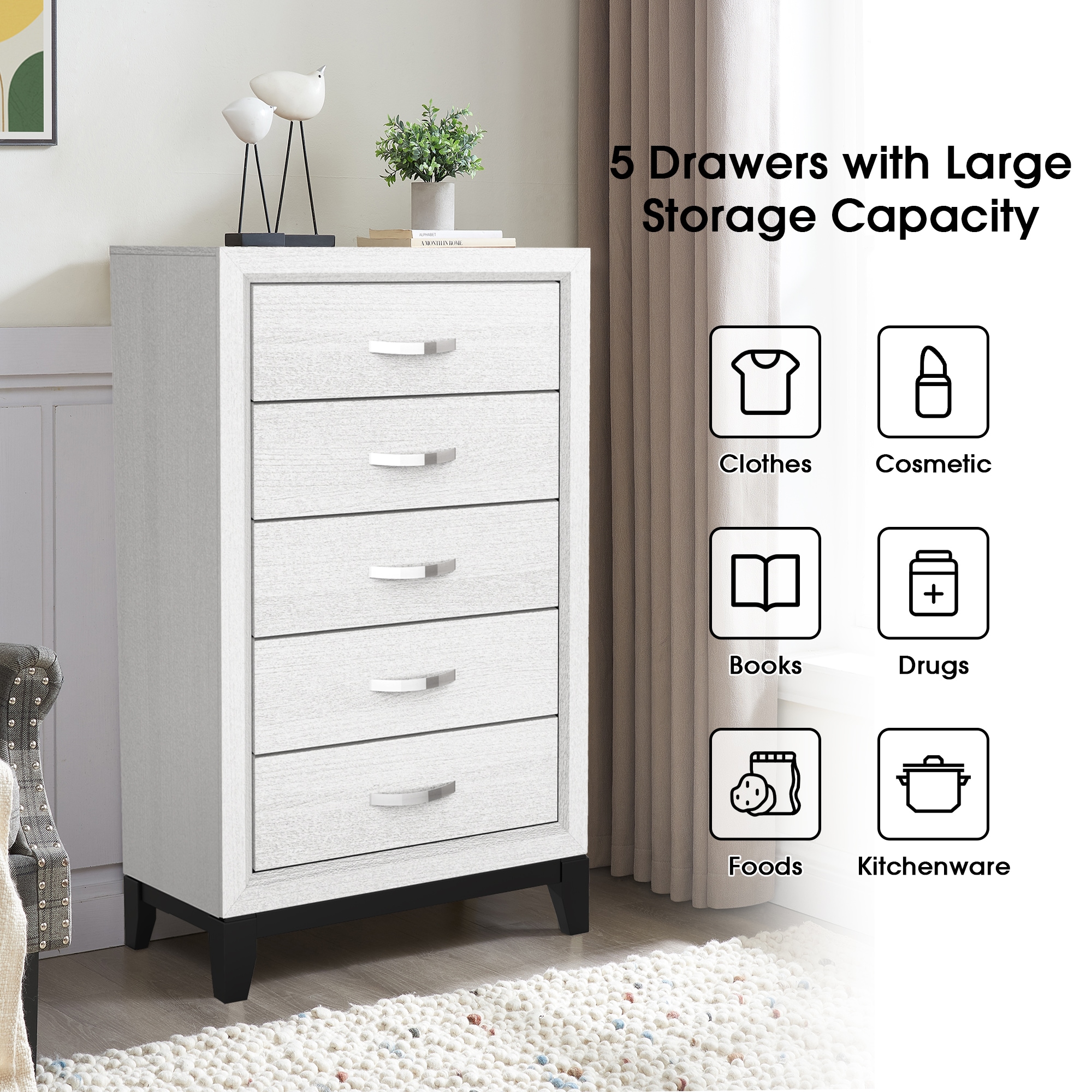 Matrix Decor MDFM7215WH-C dressers - View #2