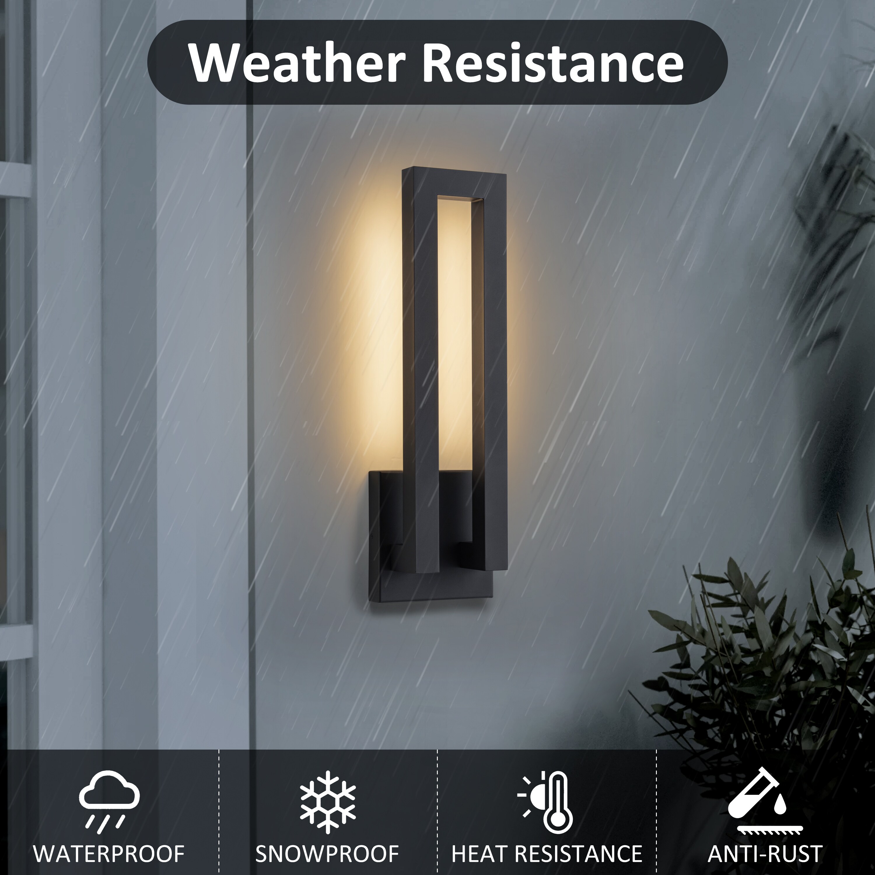 C Cattleya LLA2588-LIN-W Outdoor-Wall-Lighting - View #3