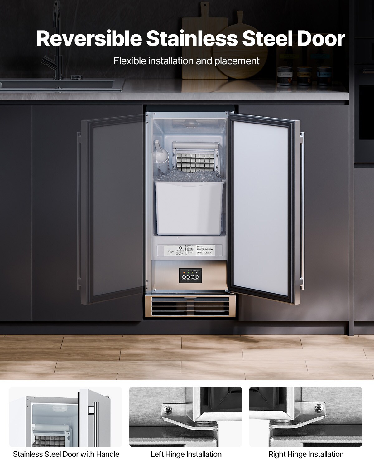 Silver Stainless Steel Commercial Soft Serve Ice Cream Machine