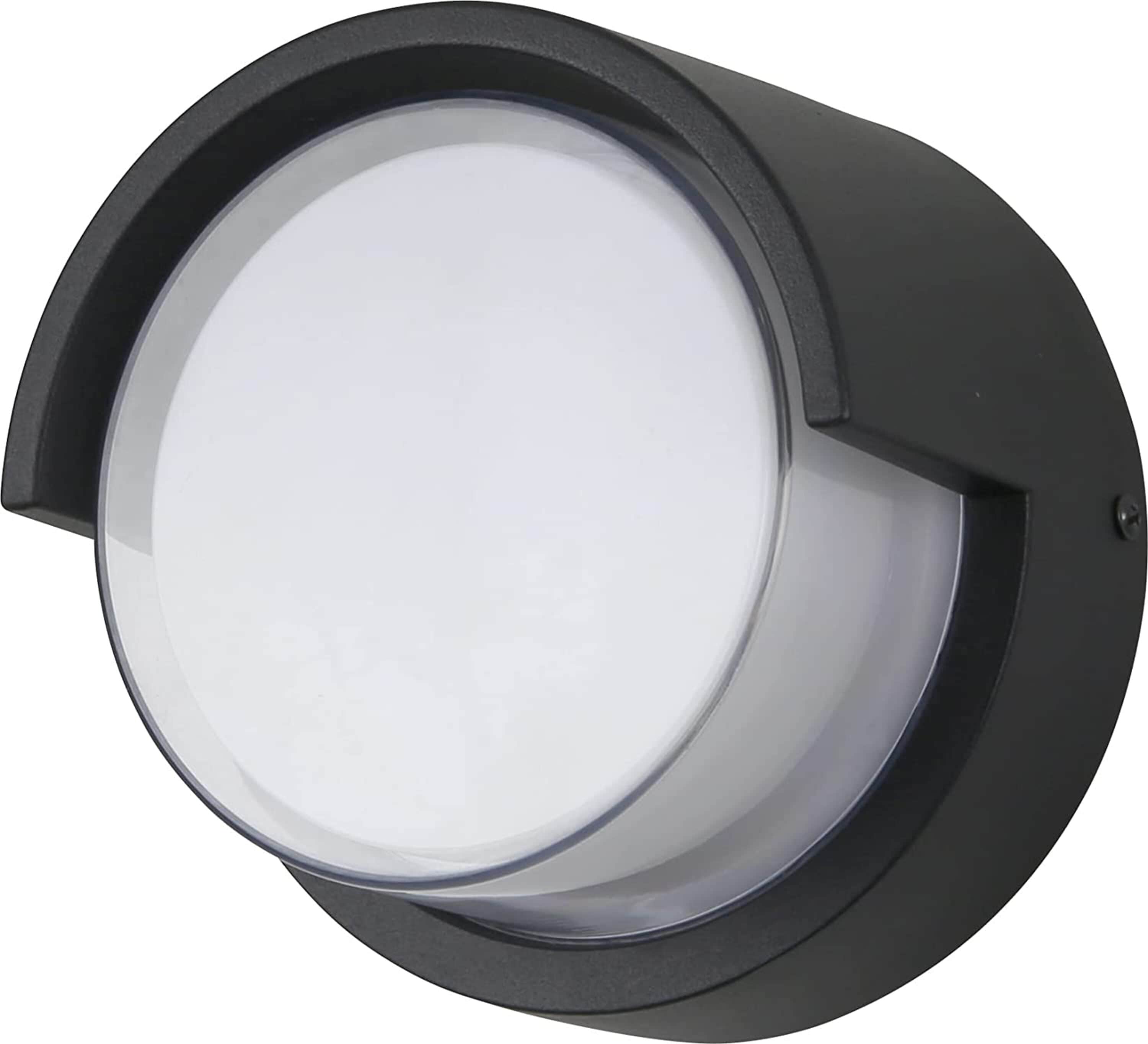 Sunlite LW07357 3.93-in H Black Hardwired Integrated LED Outdoor Wall Light