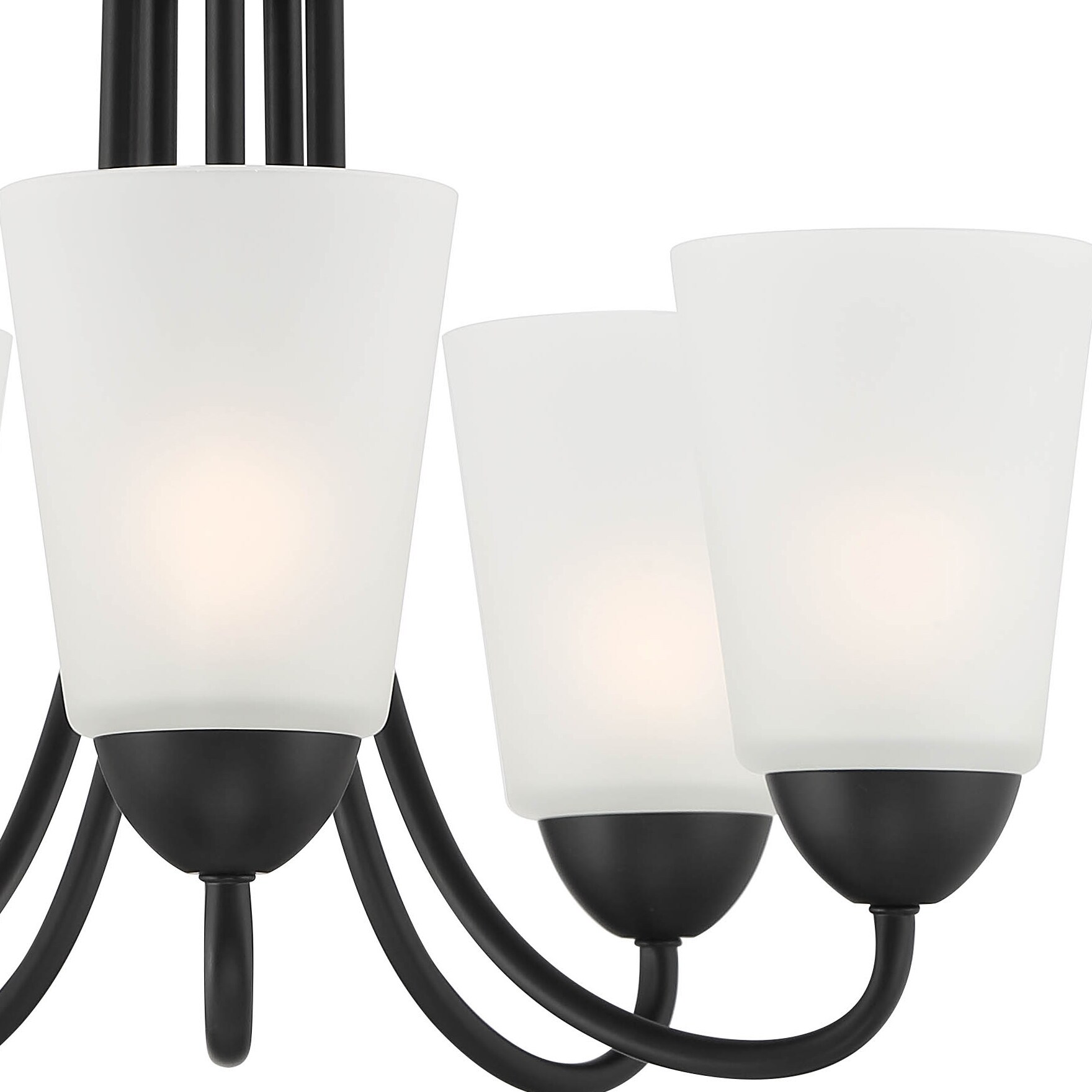 Mini Malone Transitional 17.5" Nickel Chandelier