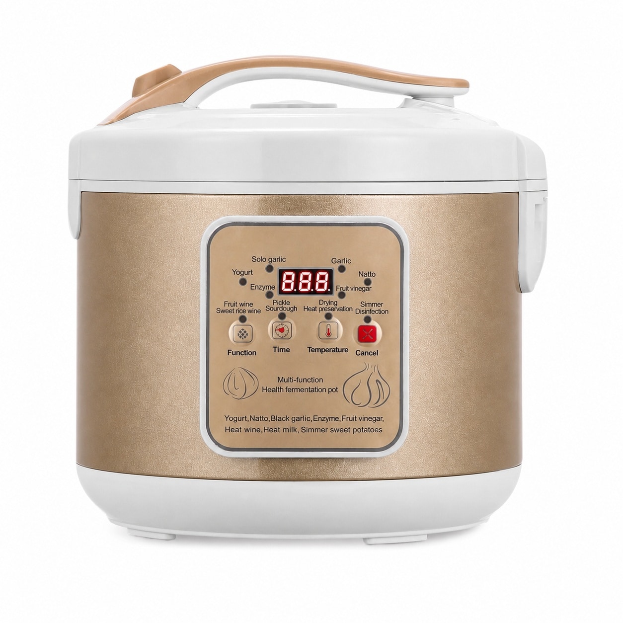 Aoibox  7 5L Automatic Black Garlic Fermenter Machine with Time and Temperature Control 360 Degree Airflow 110V