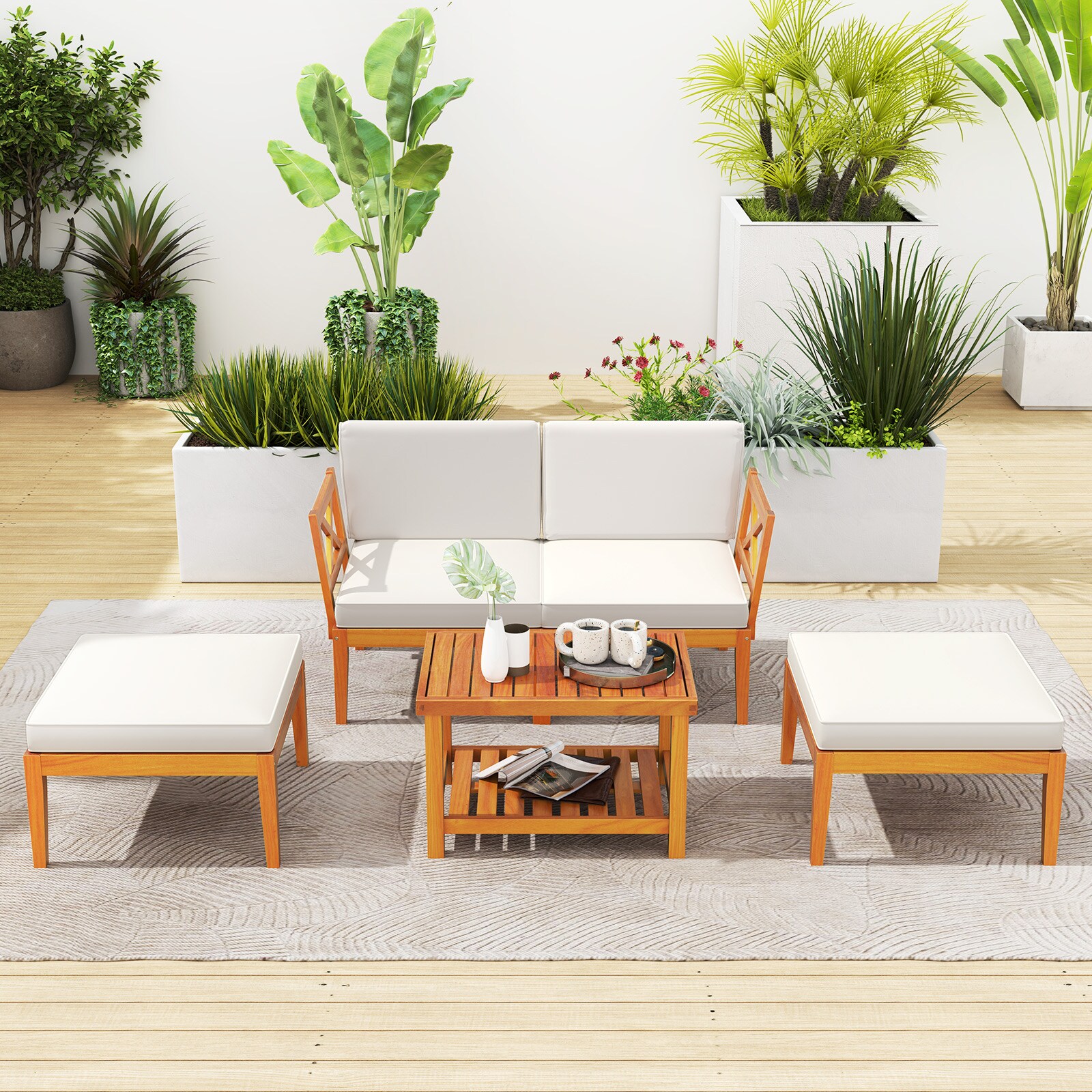 Ayelon 950WHLW4KHW72 Patio-Conversation-Sets - View #7