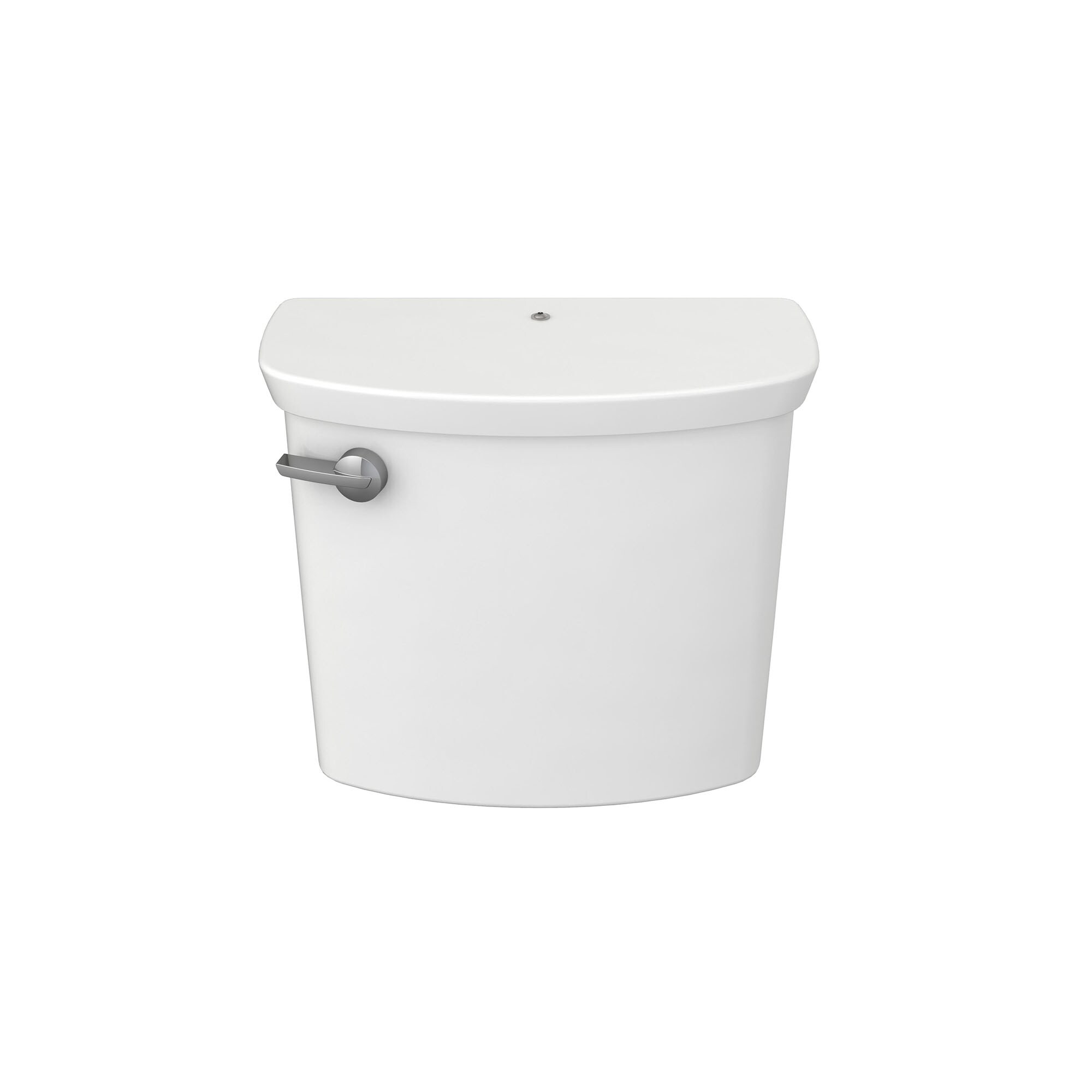 White Dual Flush Toilet Tank with Right-Hand Trip Lever
