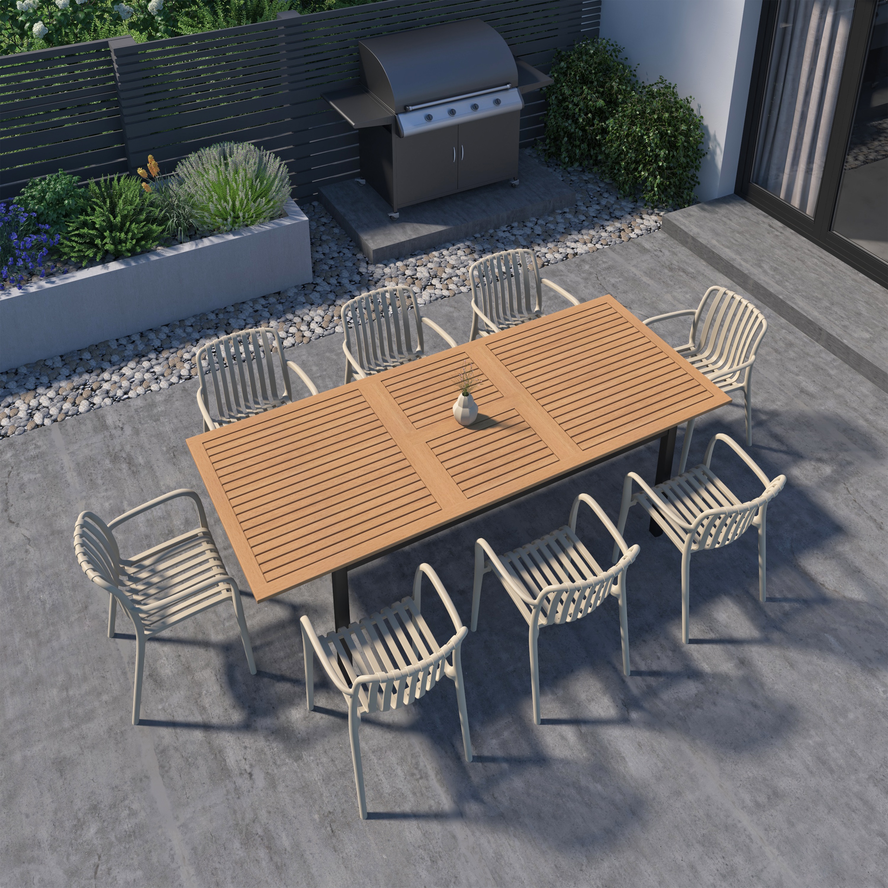 Amazonia LWS-IBIS-8-CURA-SD Patio-Dining-Sets - View #3