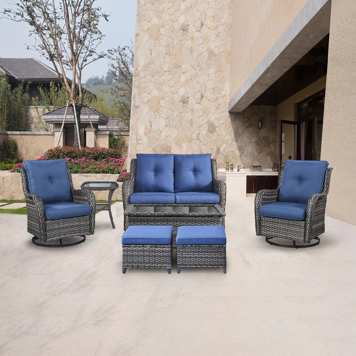 Rilyson FS039019026024016-1 Patio-Conversation-Sets - View #2