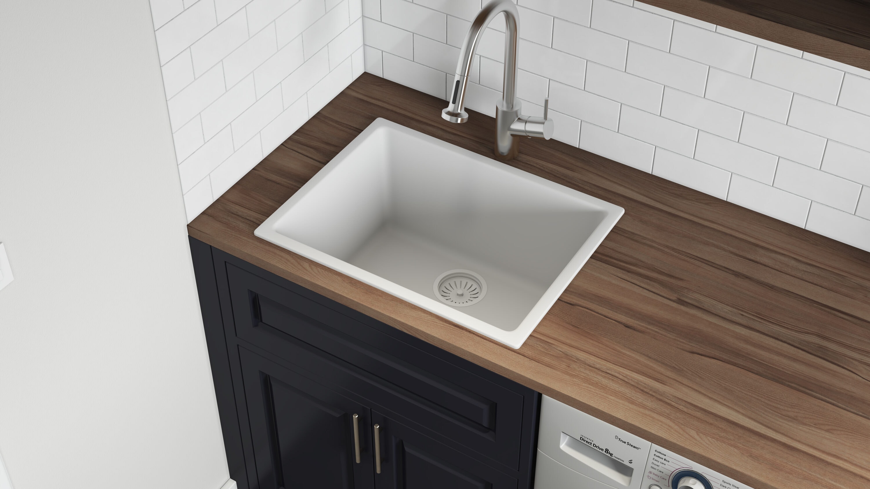 Ruvati RVL2420WH Kitchen-Sinks - View #8