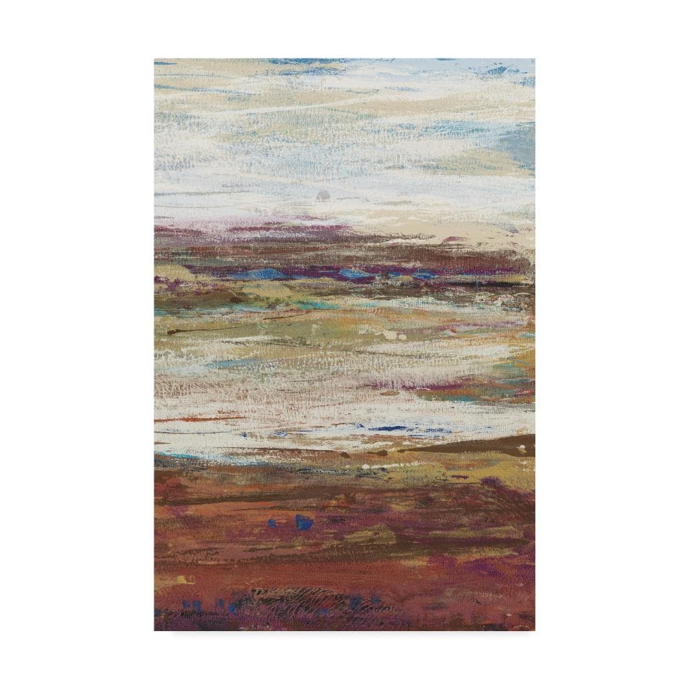 Trademark Fine Art WAG07091-C1624GG Framed 24-in H x 16-in W Abstract Print on Canvas