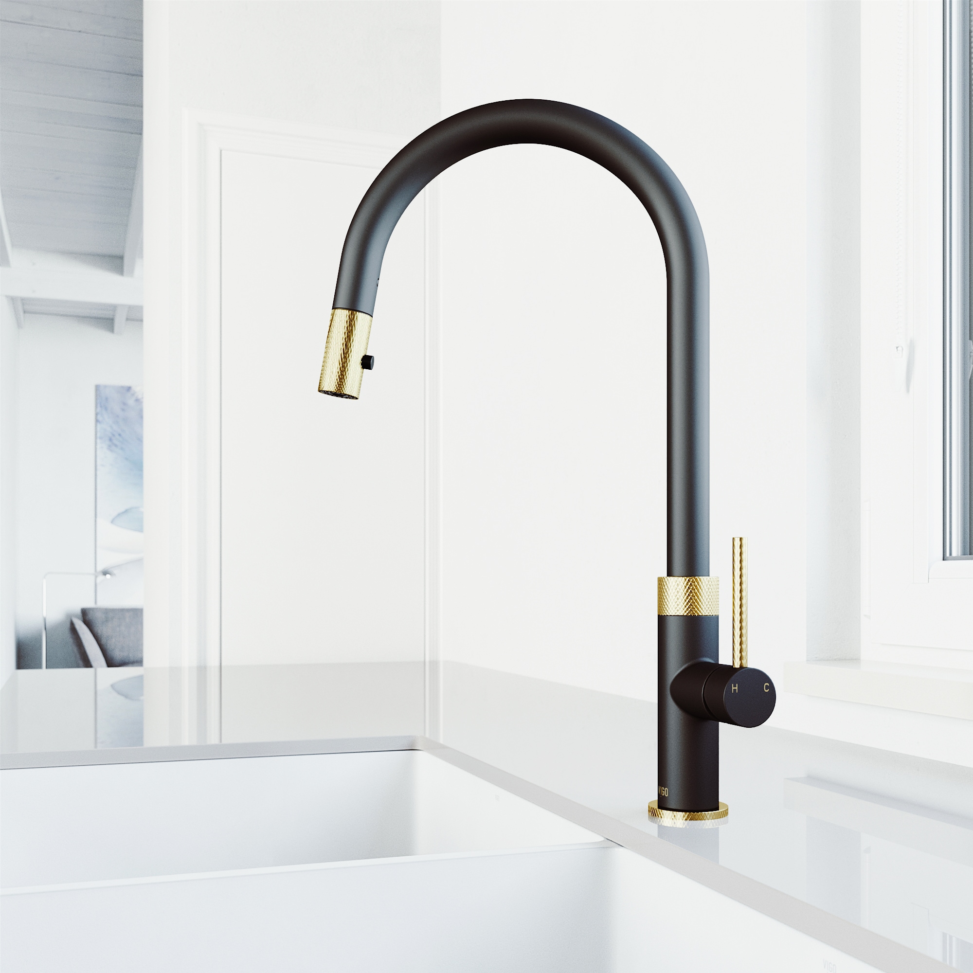 VIGO VG02033MGMB Kitchen-Faucets - View #3