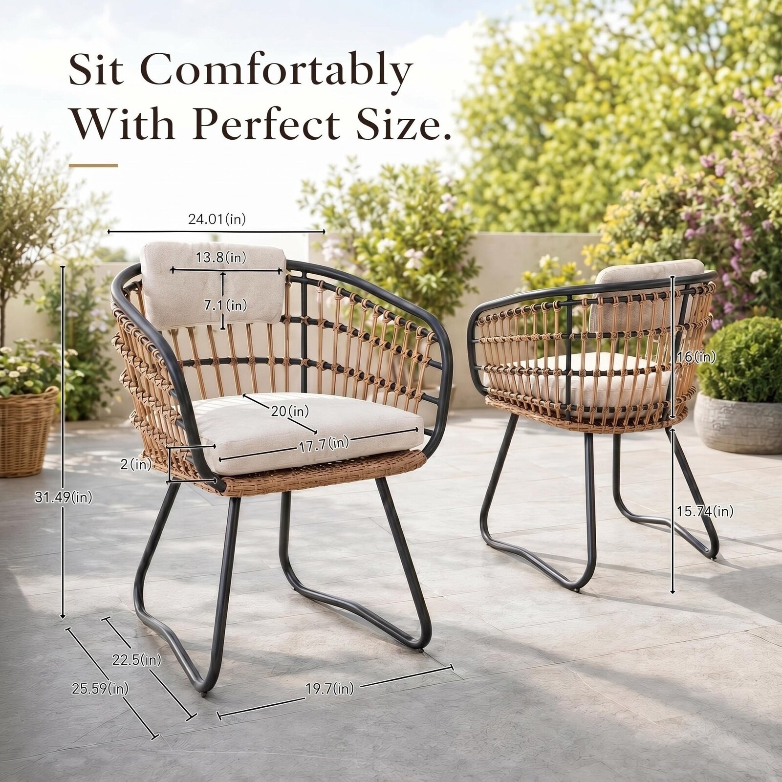 UOI ZZH106205 Patio-Chairs - View #4