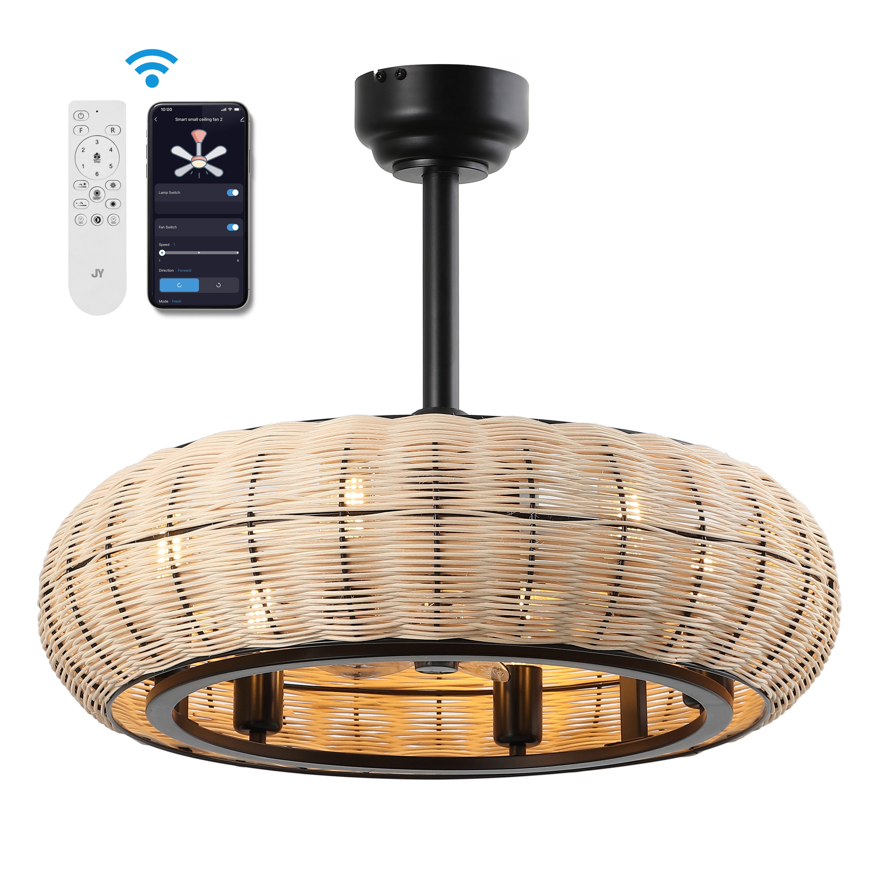 JONATHAN  Y JYL9728B Ceiling-Fans - View #2